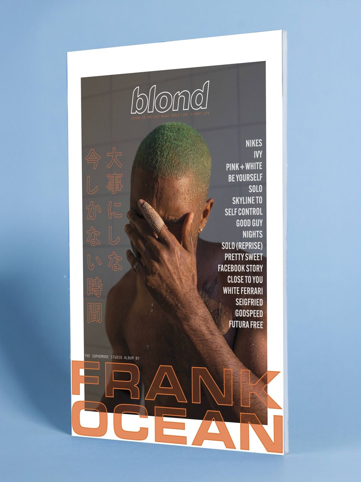 Frank Ocean “Blond” Studio Album Poster