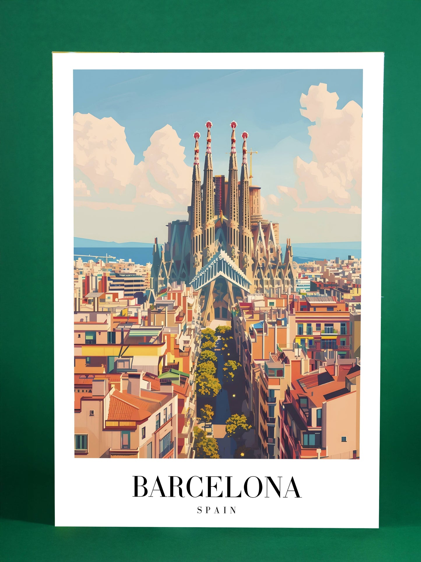 Barcelona Sagrada Familia Poster