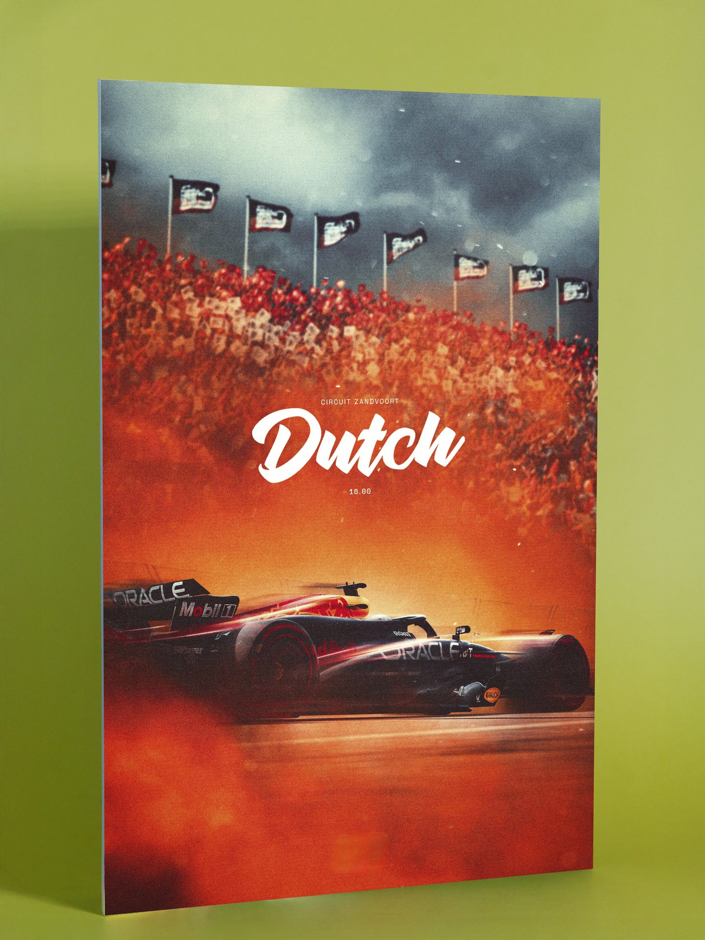 Dutch Grand Prix Zandvoort Formula 1 Racing Poster