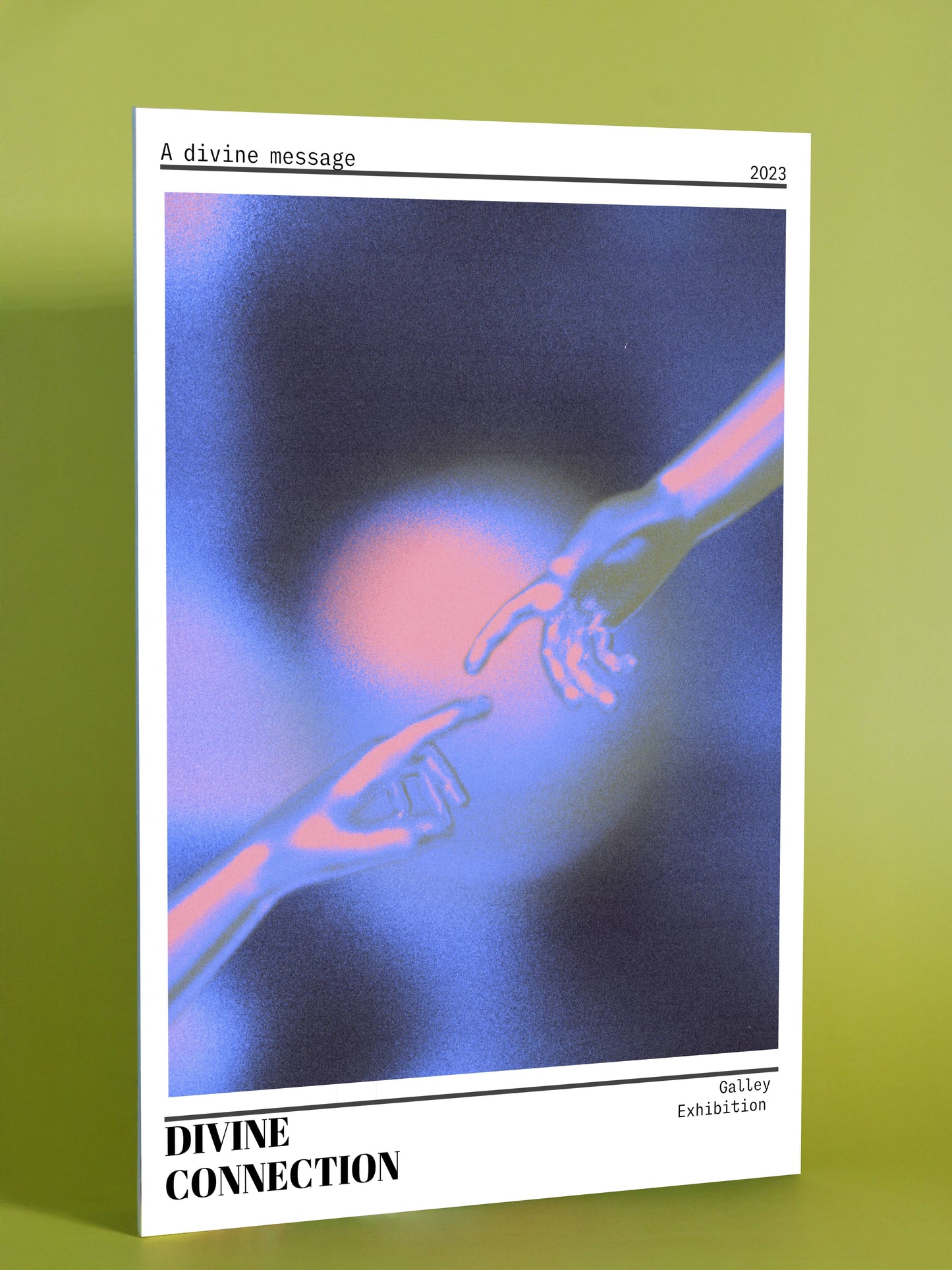 Divine Connection – Contemporary Art Poster