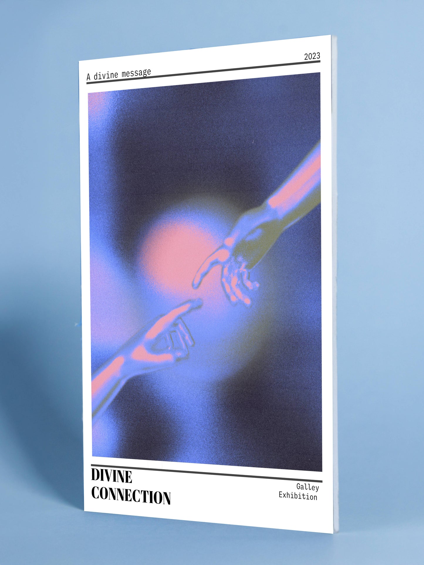 Divine Connection – Contemporary Art Poster