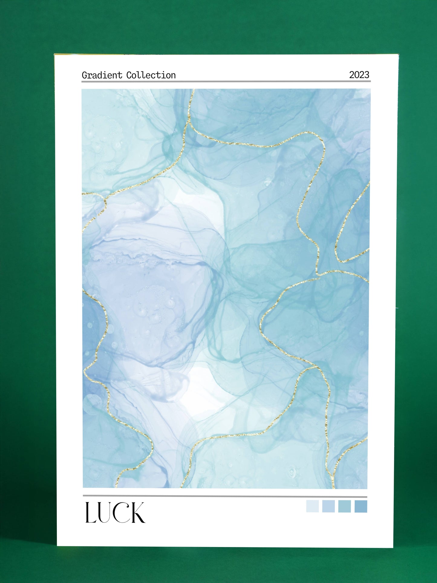 LUCK Gradient Collection Poster