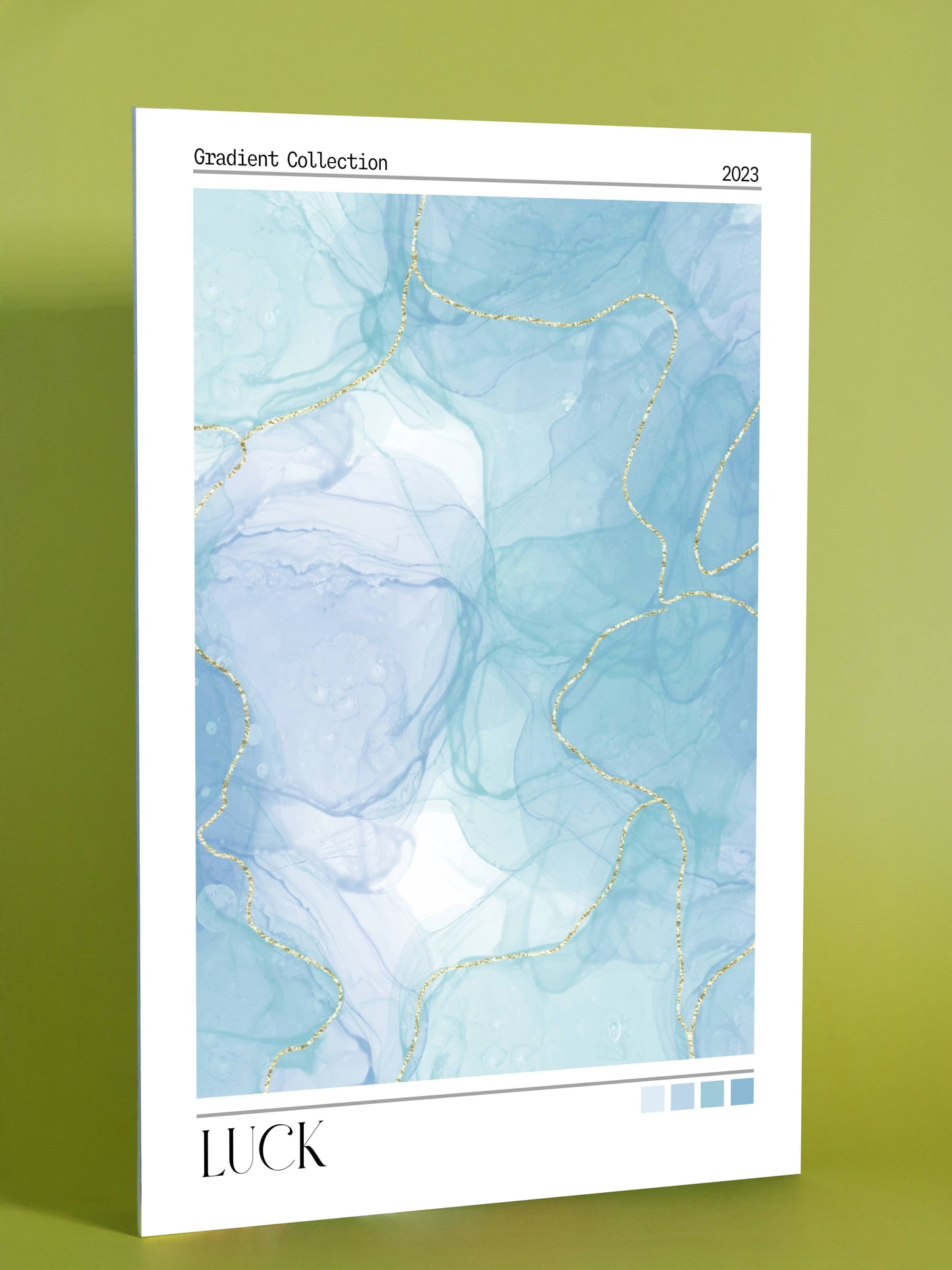 LUCK Gradient Collection Poster