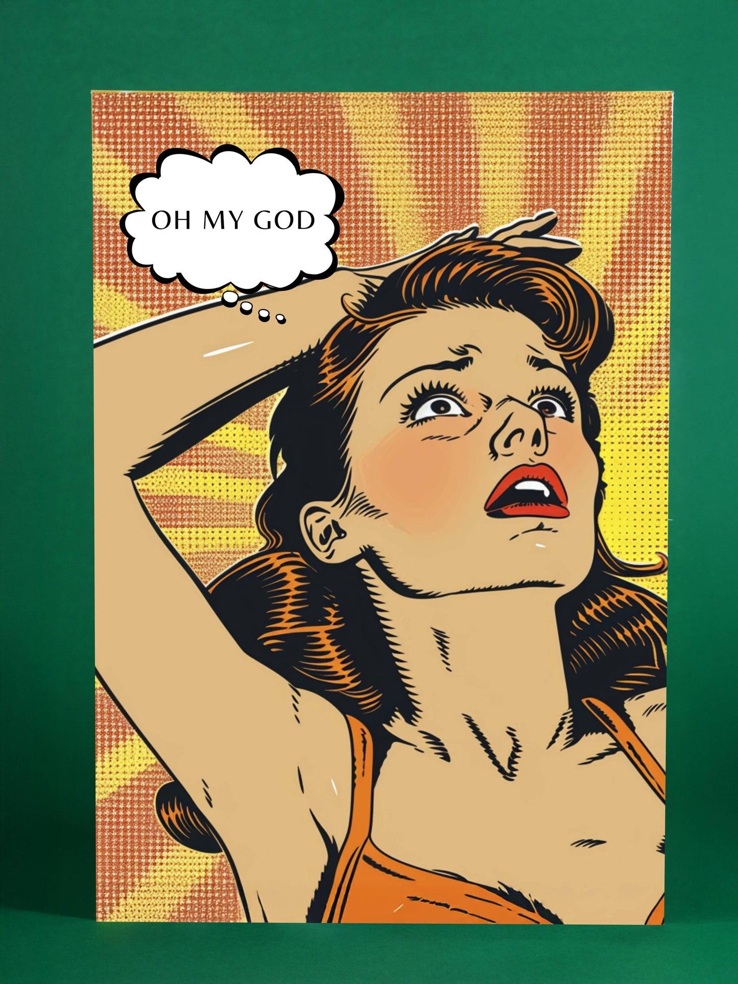 Retro Comic Style “Oh My God”