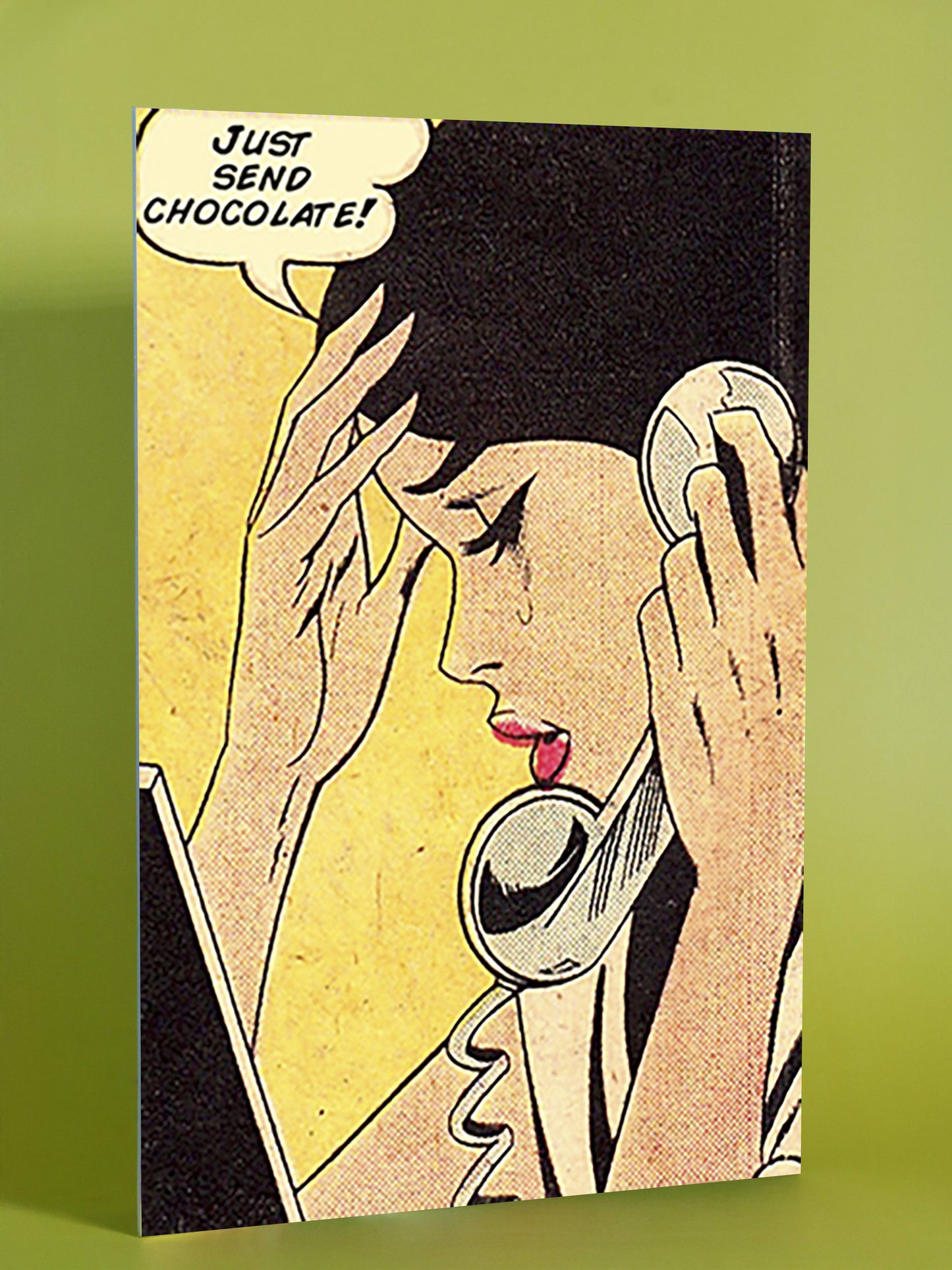 Pop Art “Just Send Chocolate”