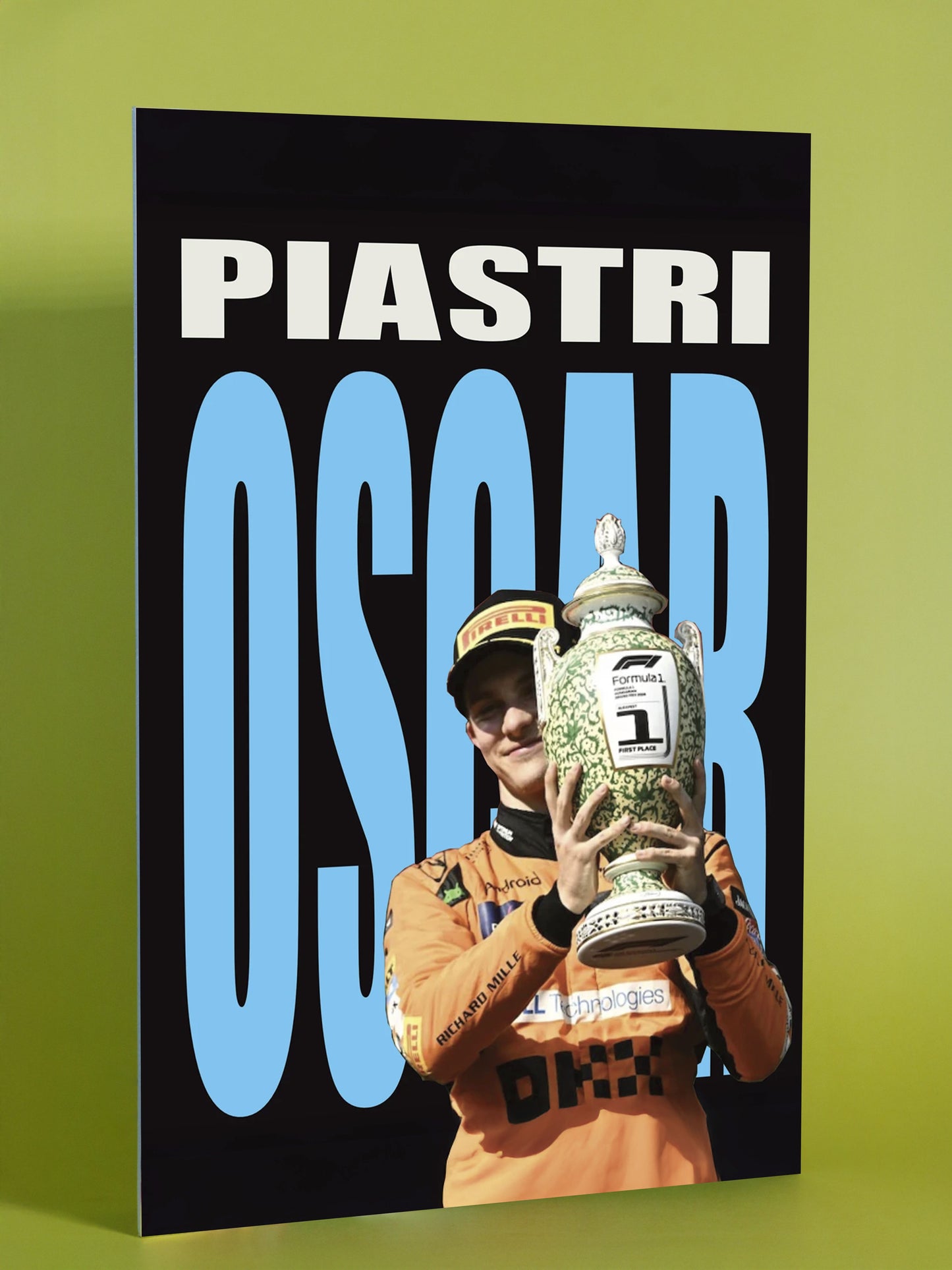 Oscar Piastri McLaren Winner’s Trophy Poster