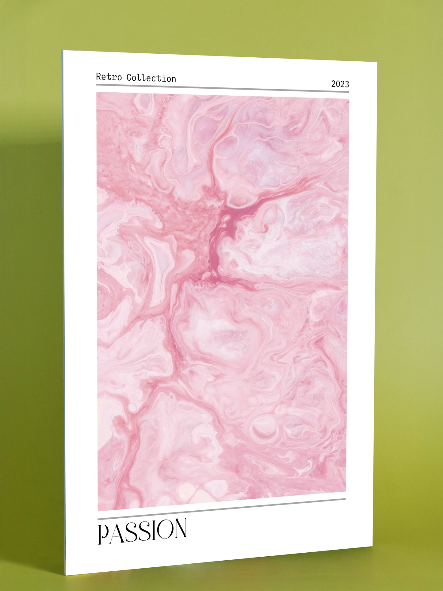 Passion – Pink Marble Abstract Wall Art