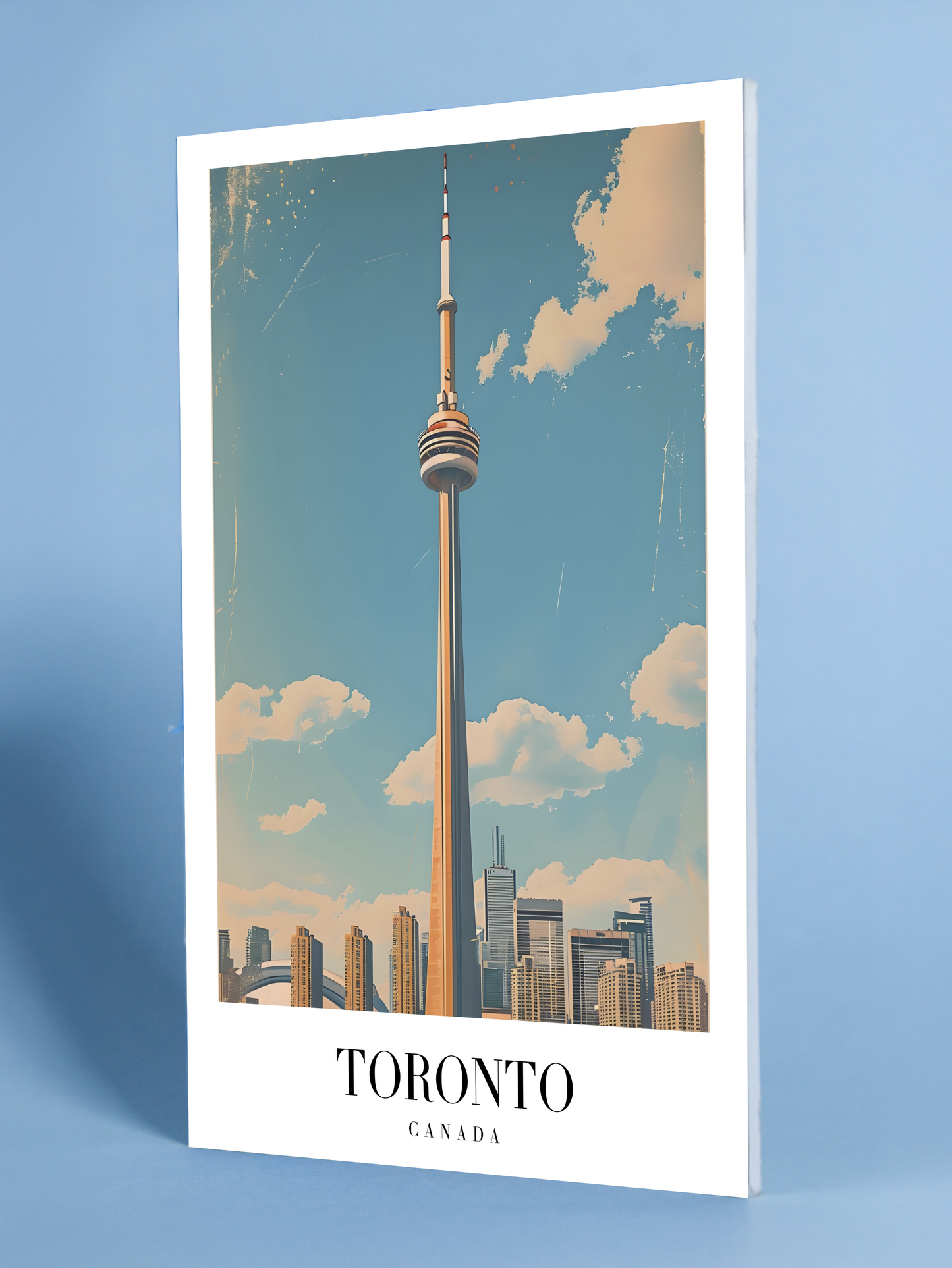 Toronto CN Tower Skyline Poster