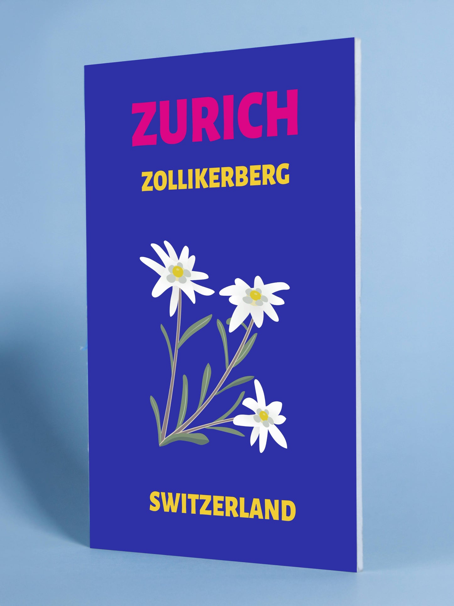 Zurich Zollikerberg Switzerland Travel Art Poster