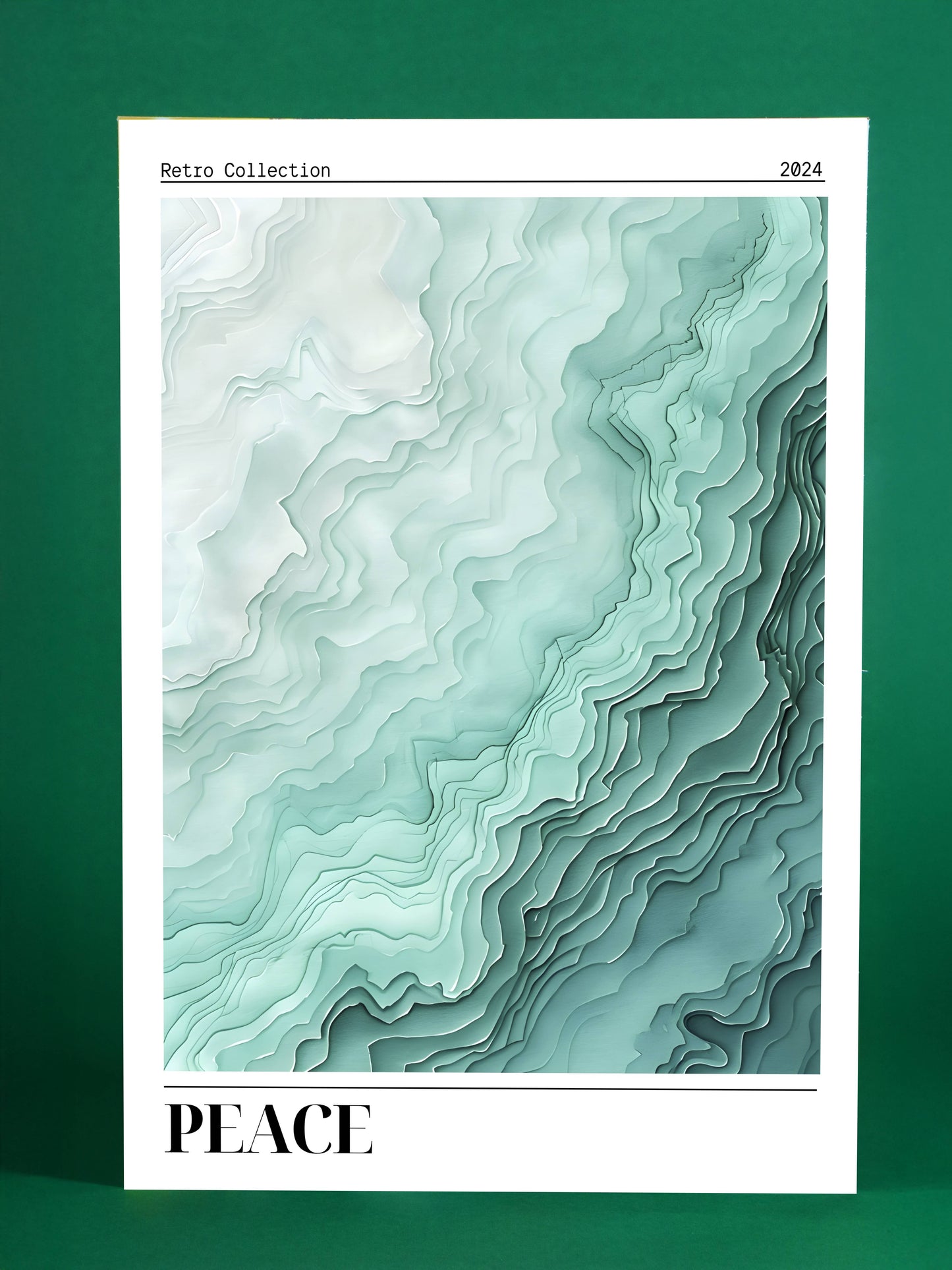 Retro Collection “Peace” Abstract Art