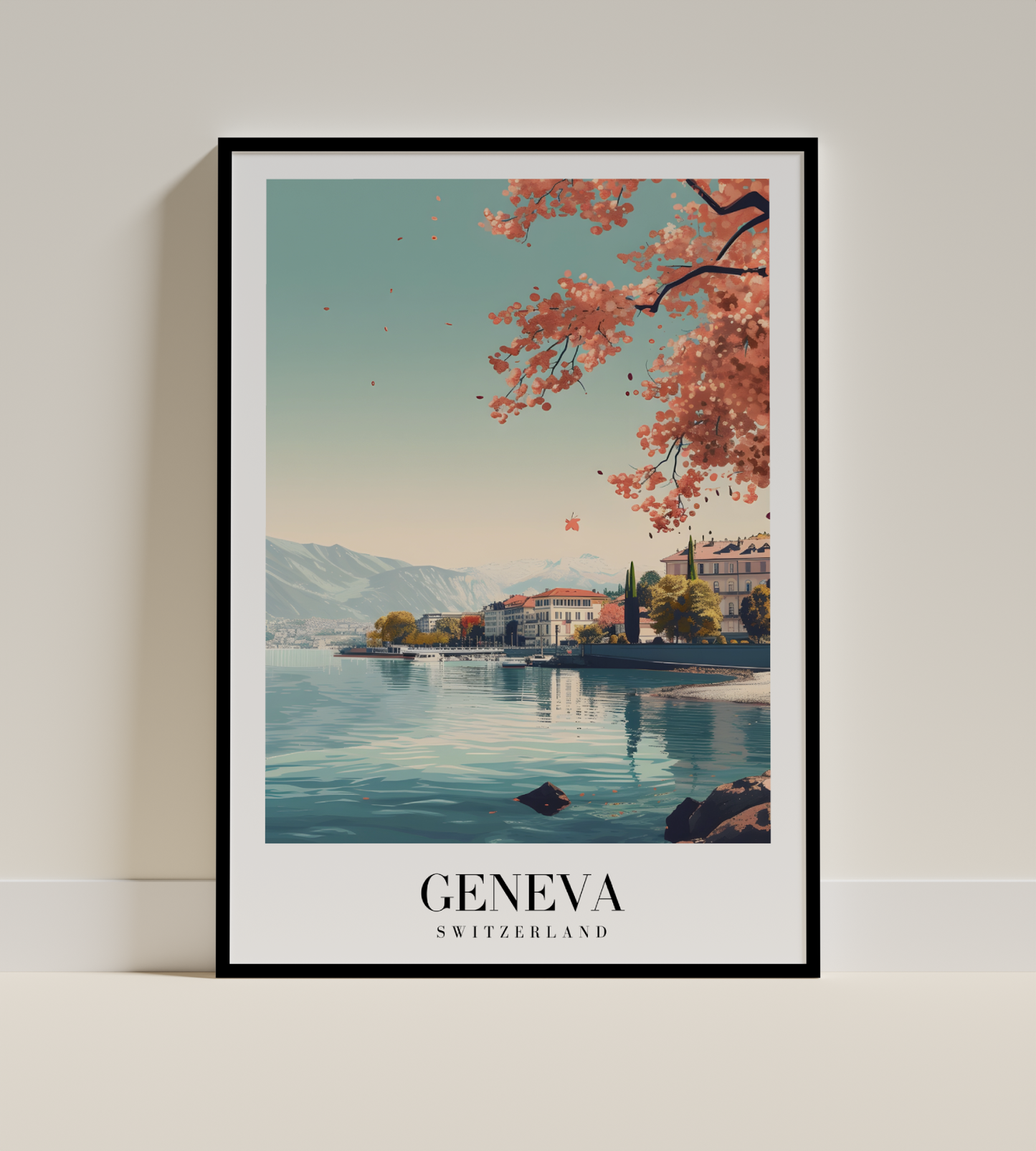 Geneva Poster – Serenity by Lake Geneva