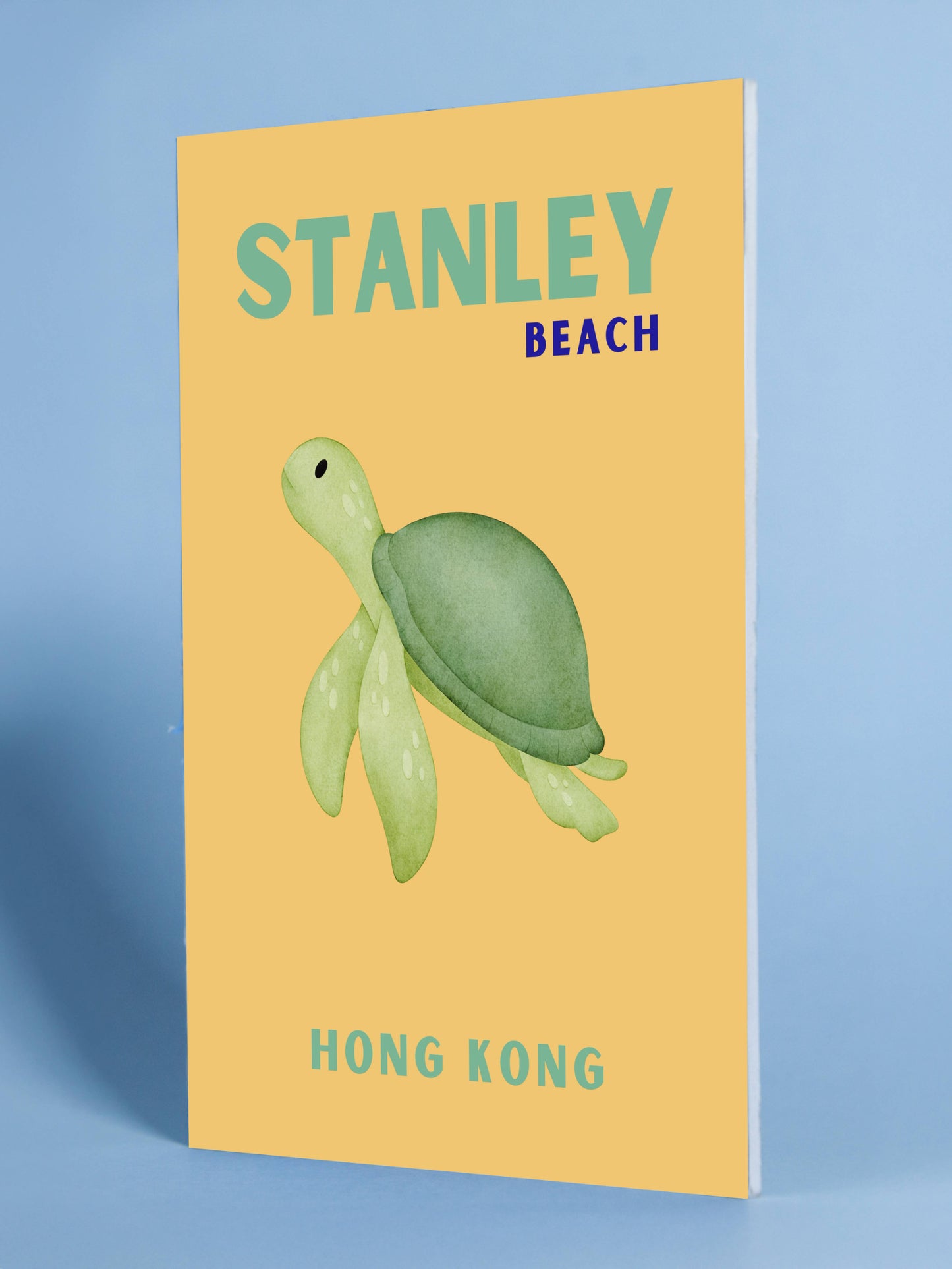 Stanley Beach Hong Kong Sea Turtle Print