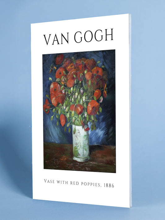 Van Gogh Art Poster – Vase With Red Poppies
