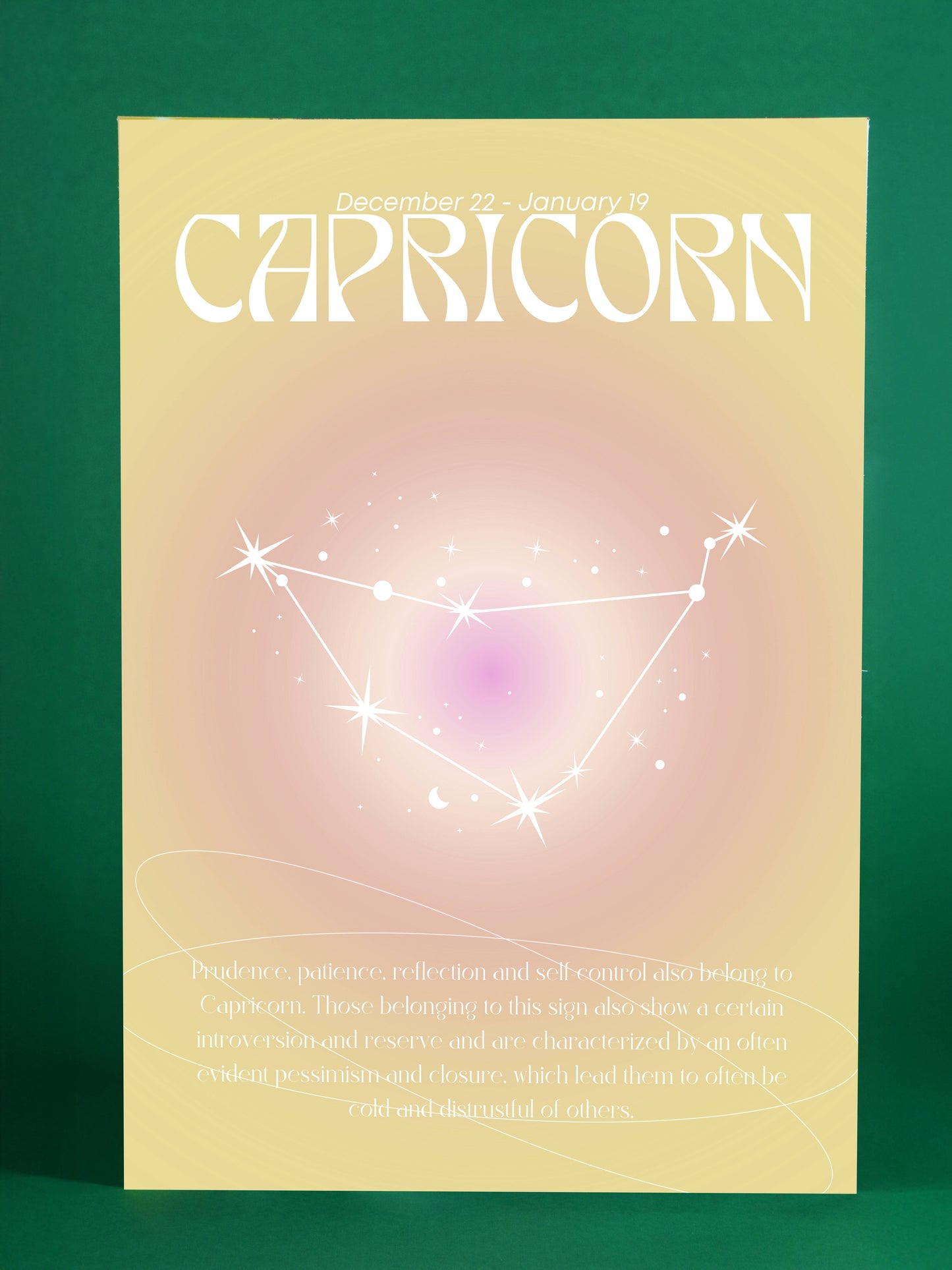 Capricorn Zodiac Sign Art