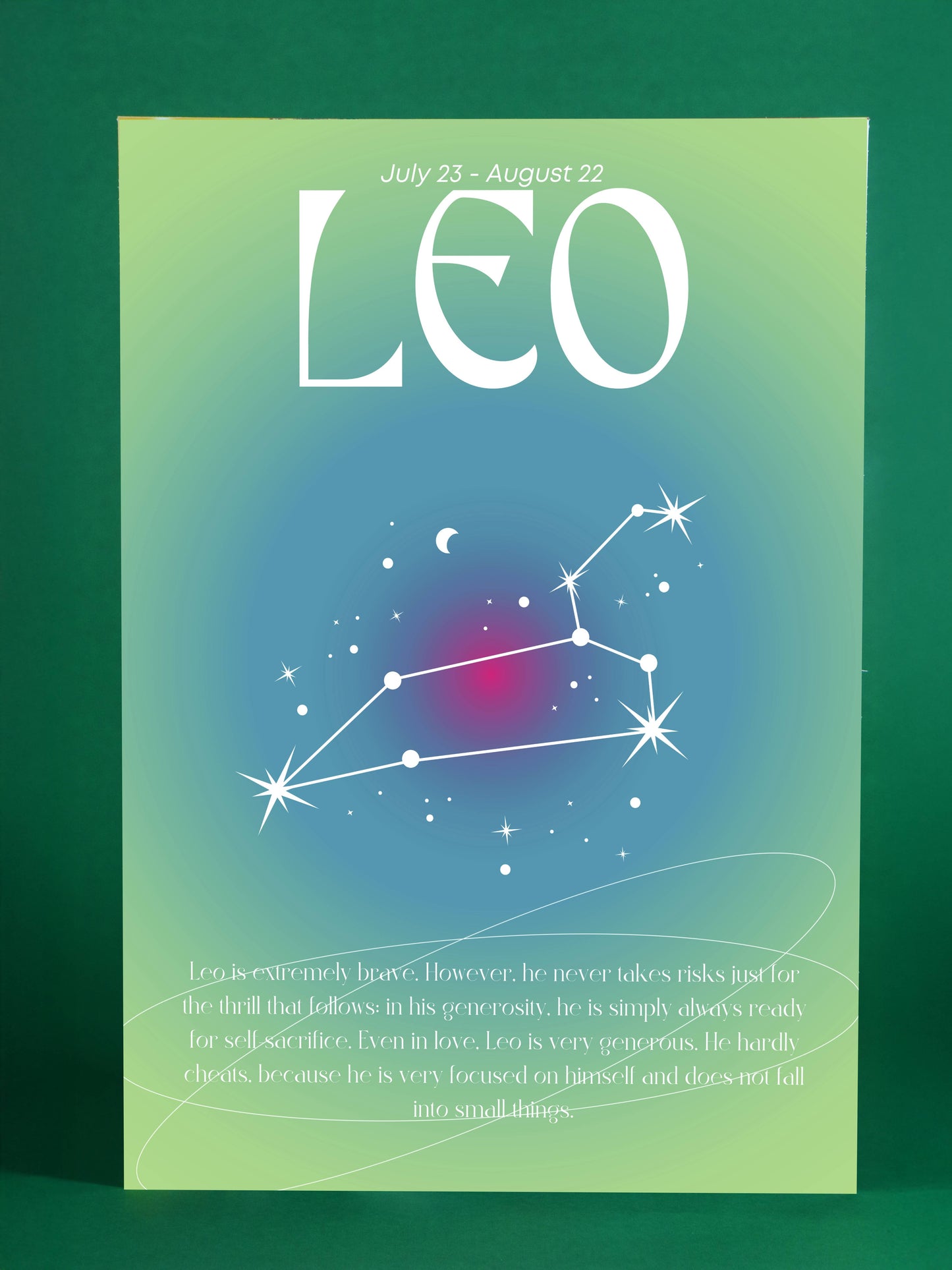 Leo Zodiac Sign Art