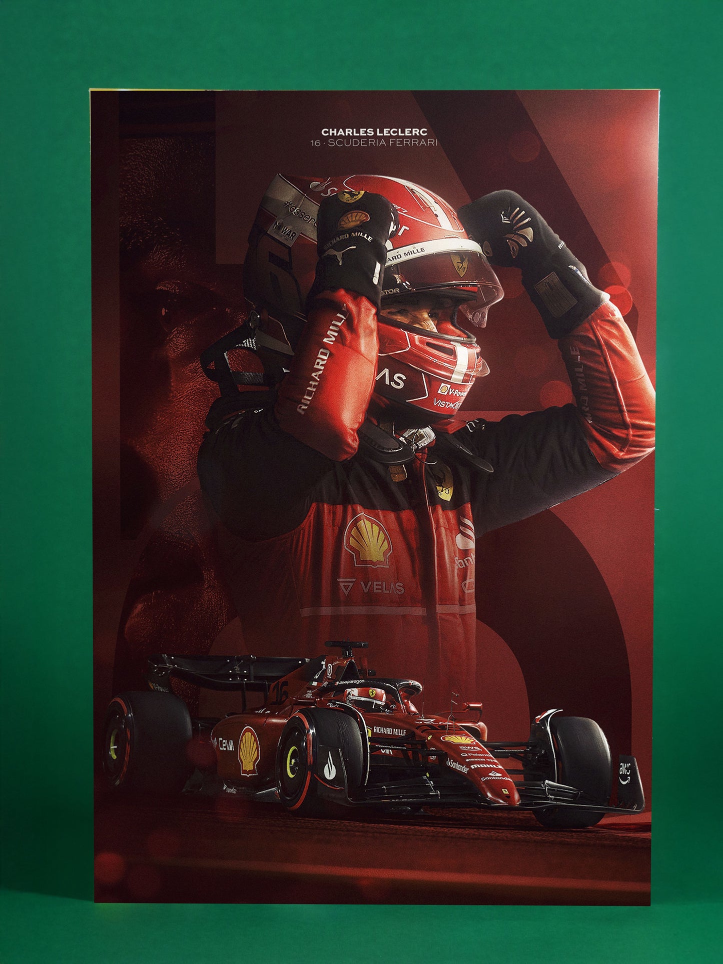 Charles Leclerc Scuderia Ferrari Poster