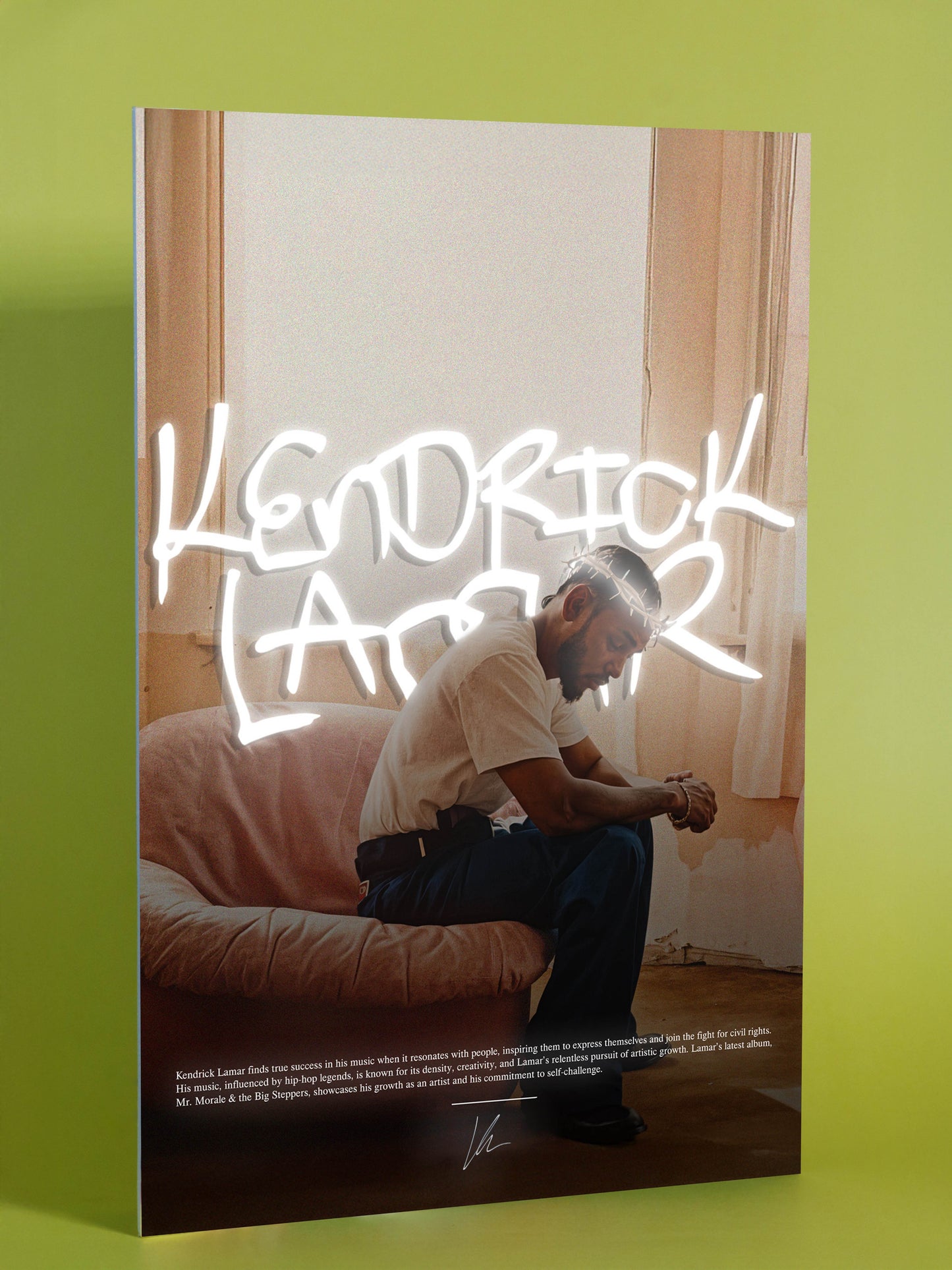 Kendrick Lamar – Minimalist Inspiration Poster