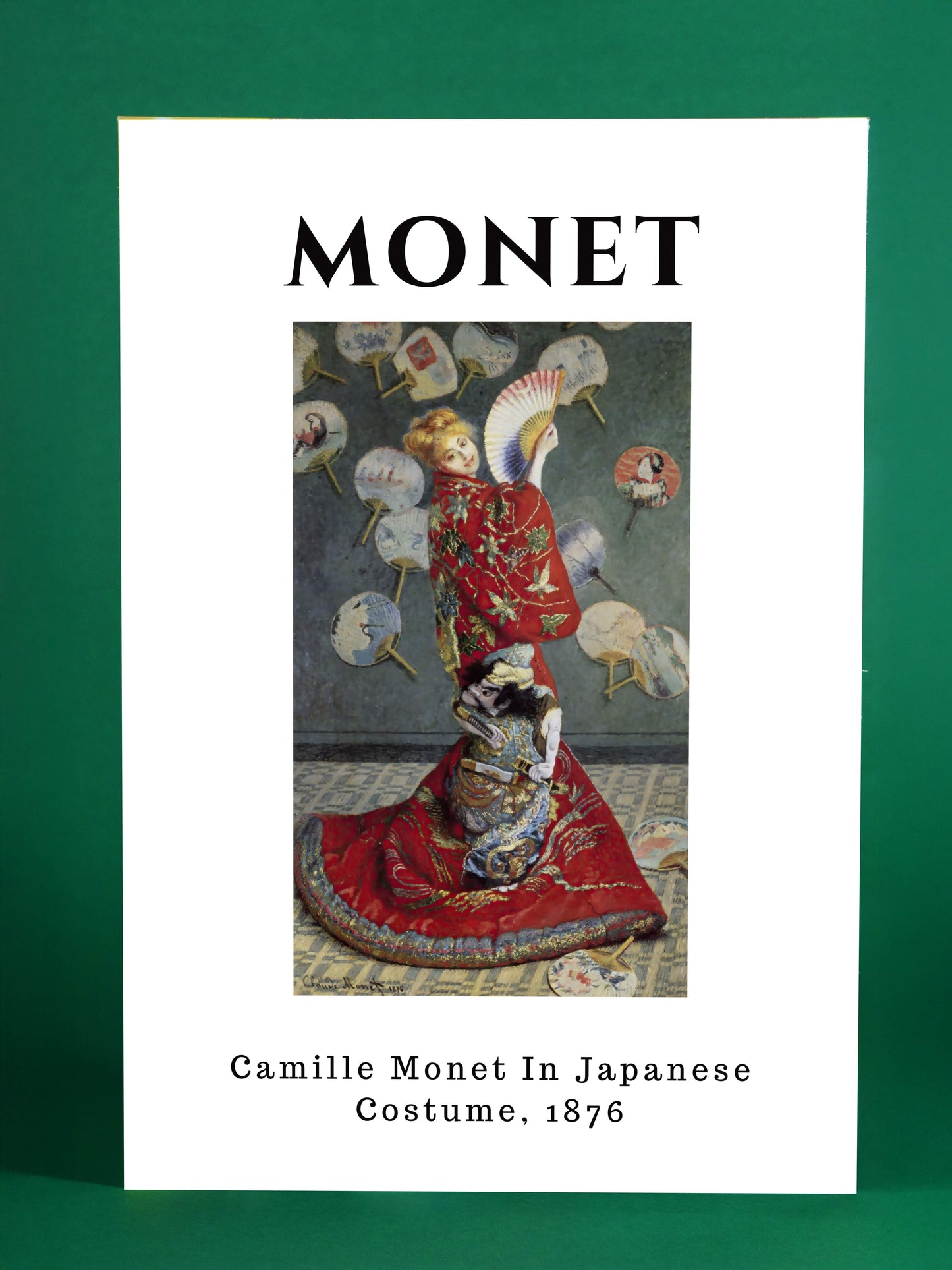 Monet - Camille Monet in Japanese Costume, 1876