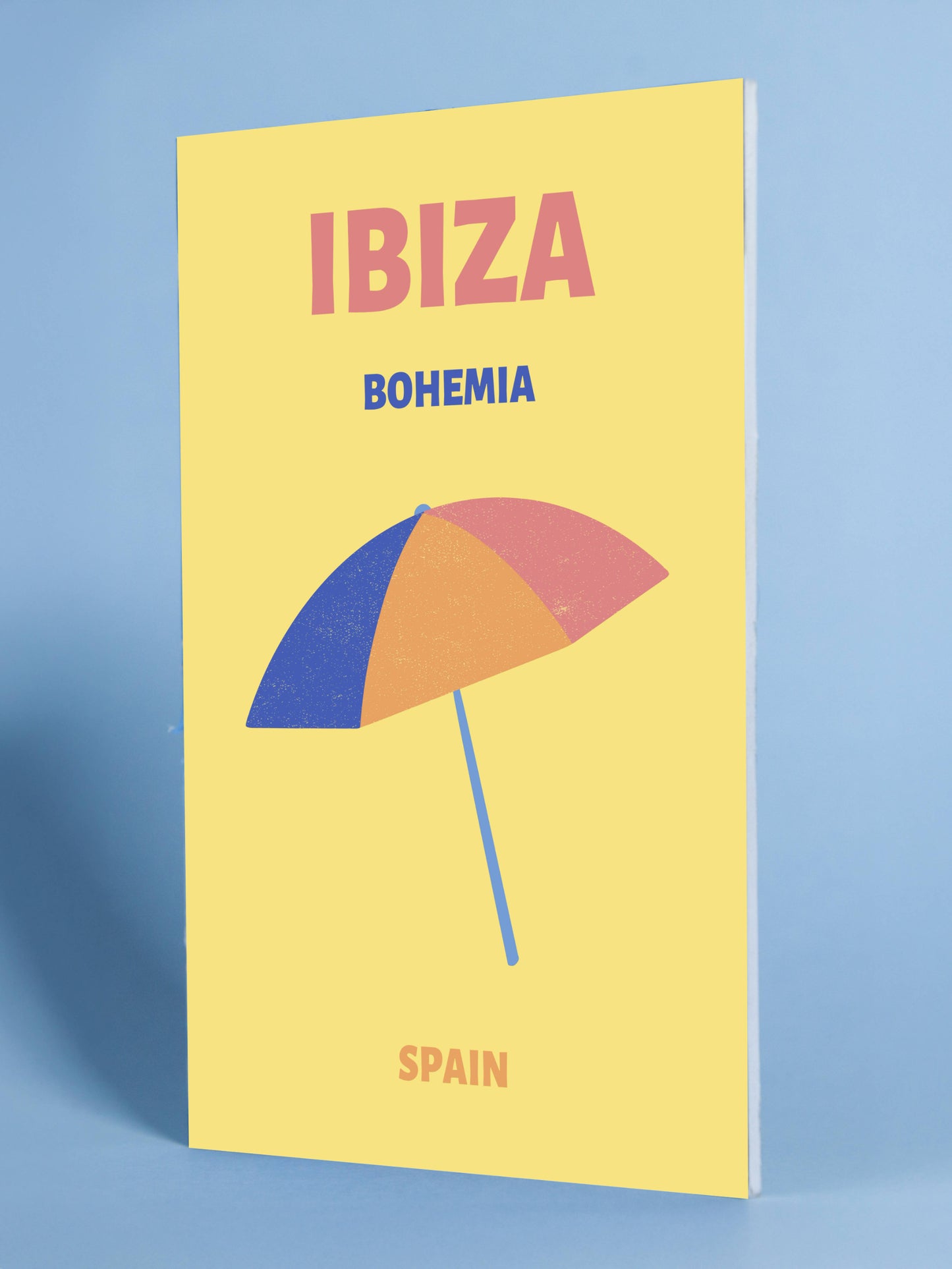 Ibiza Bohemia Spain Beach Umbrella Art Print