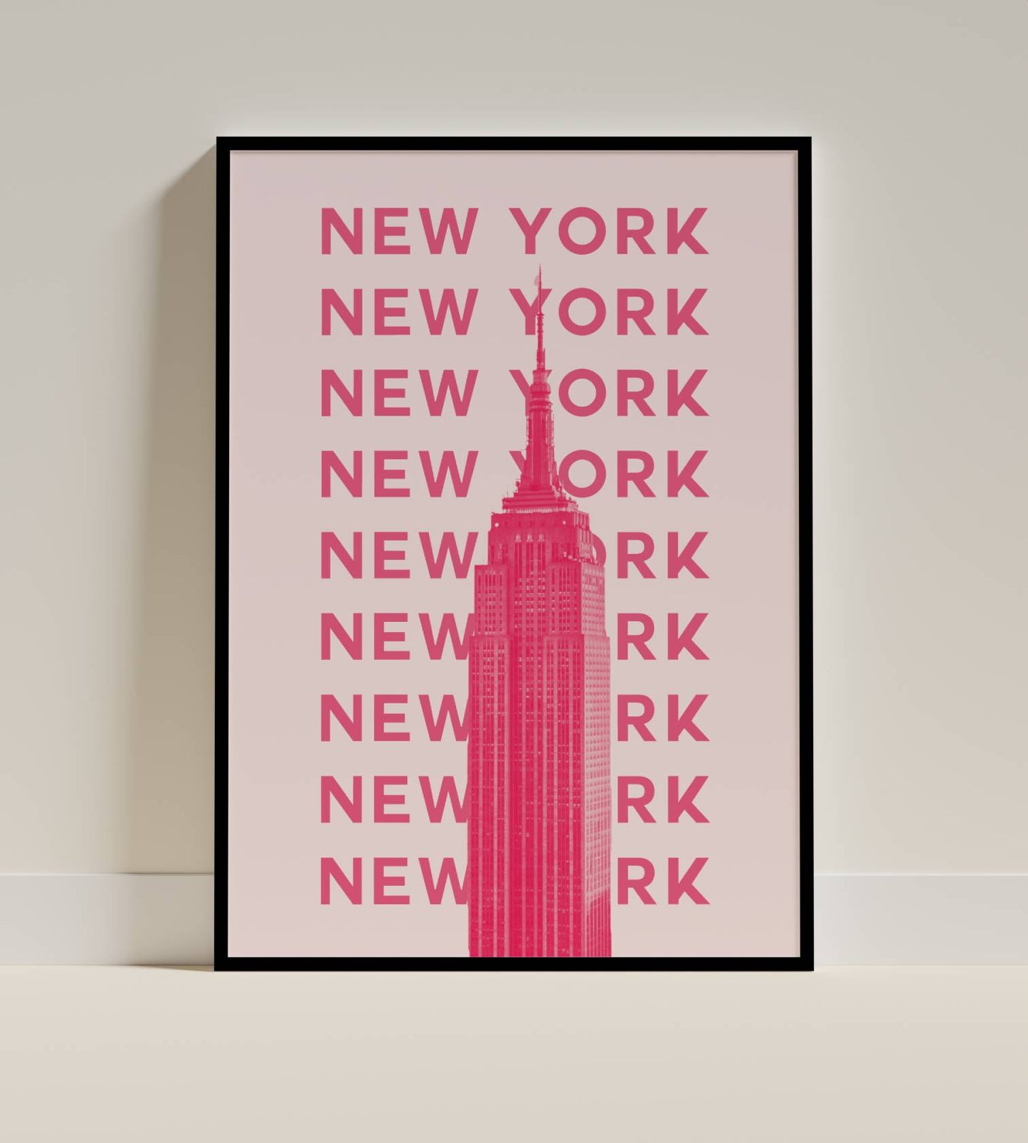 New York Empire State Building Contemporary Poster