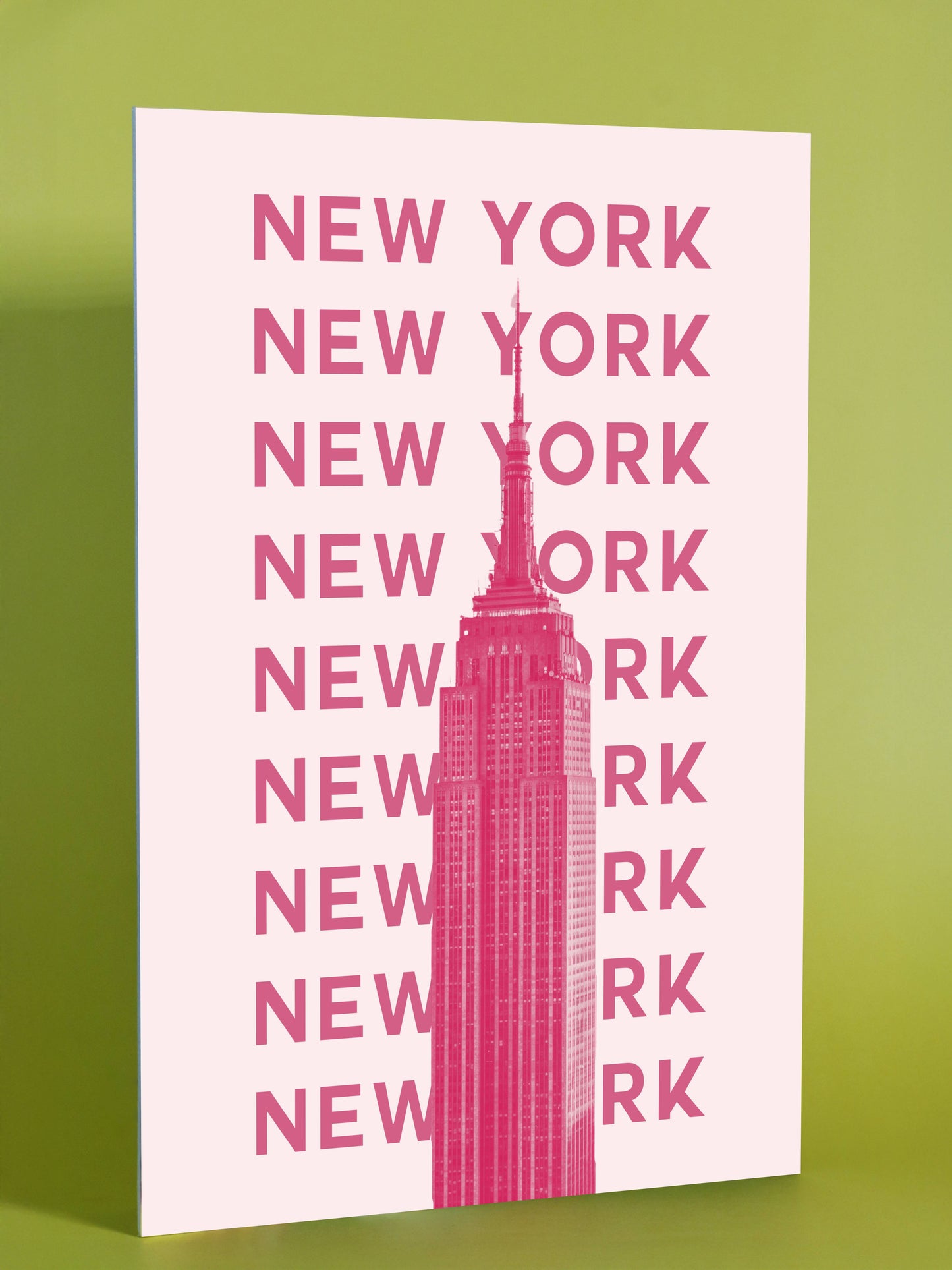 New York Empire State Building Contemporary Poster
