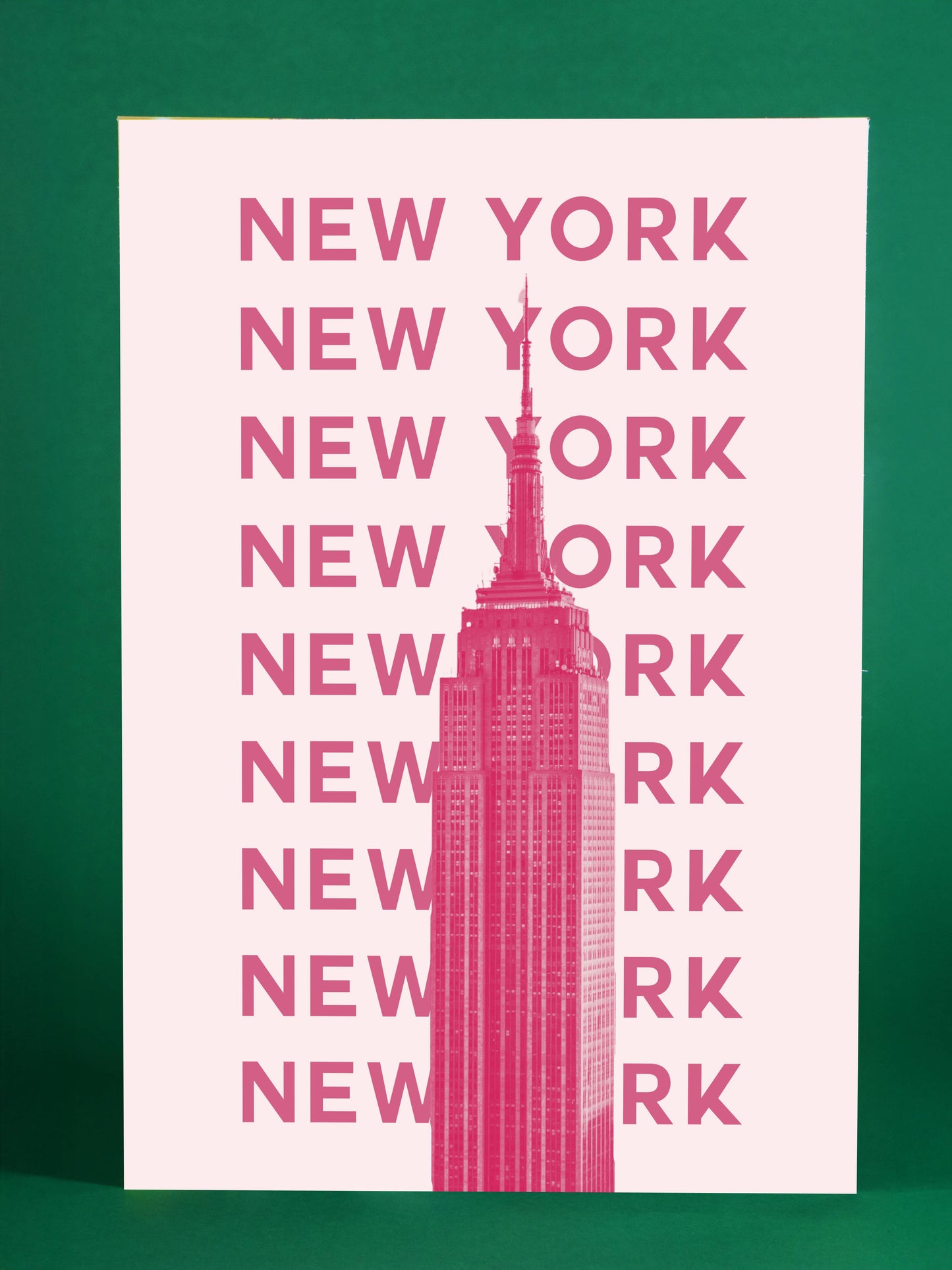 New York Empire State Building Contemporary Poster