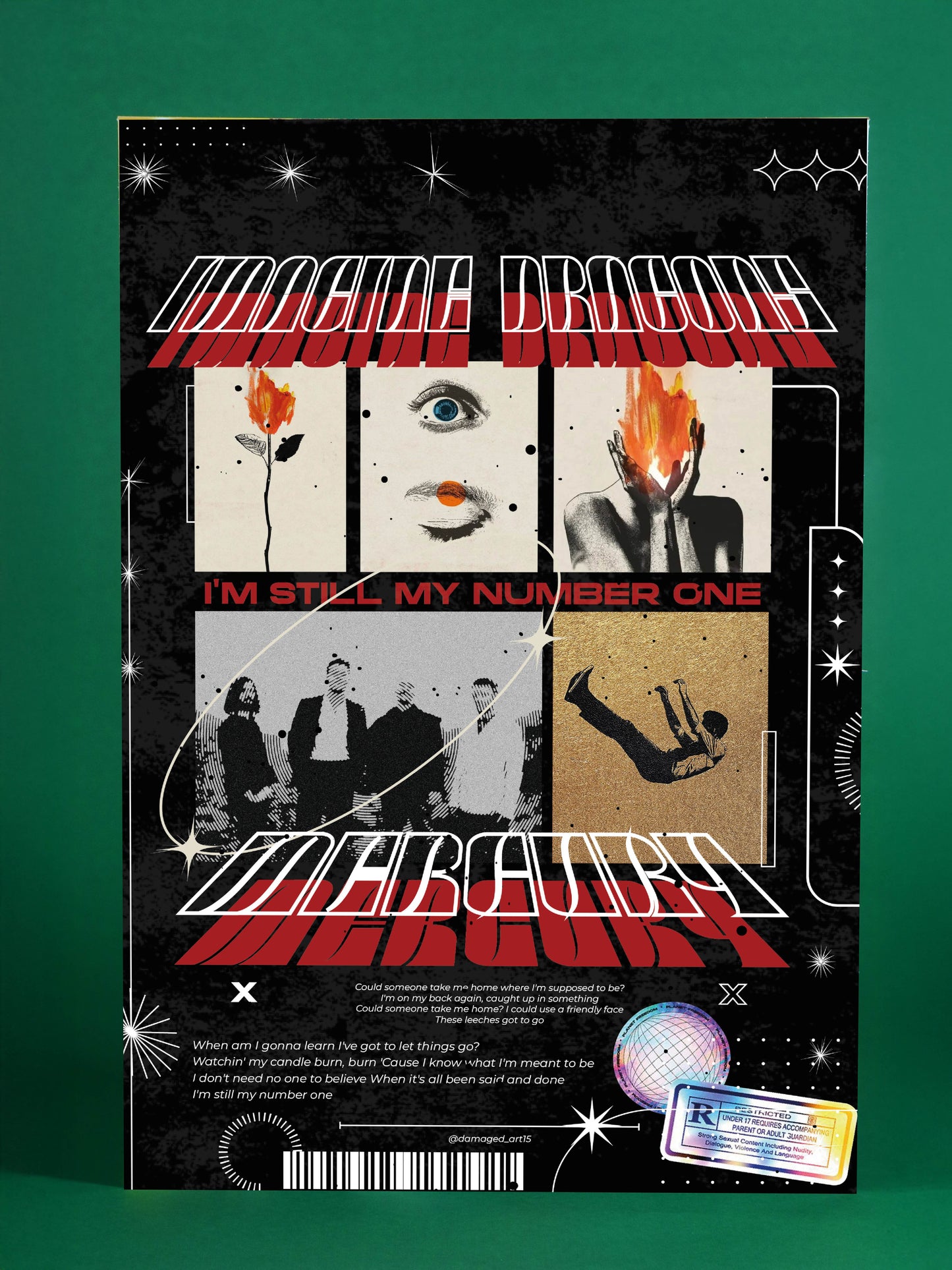 Imagine Dragons “Number One” Art Poster