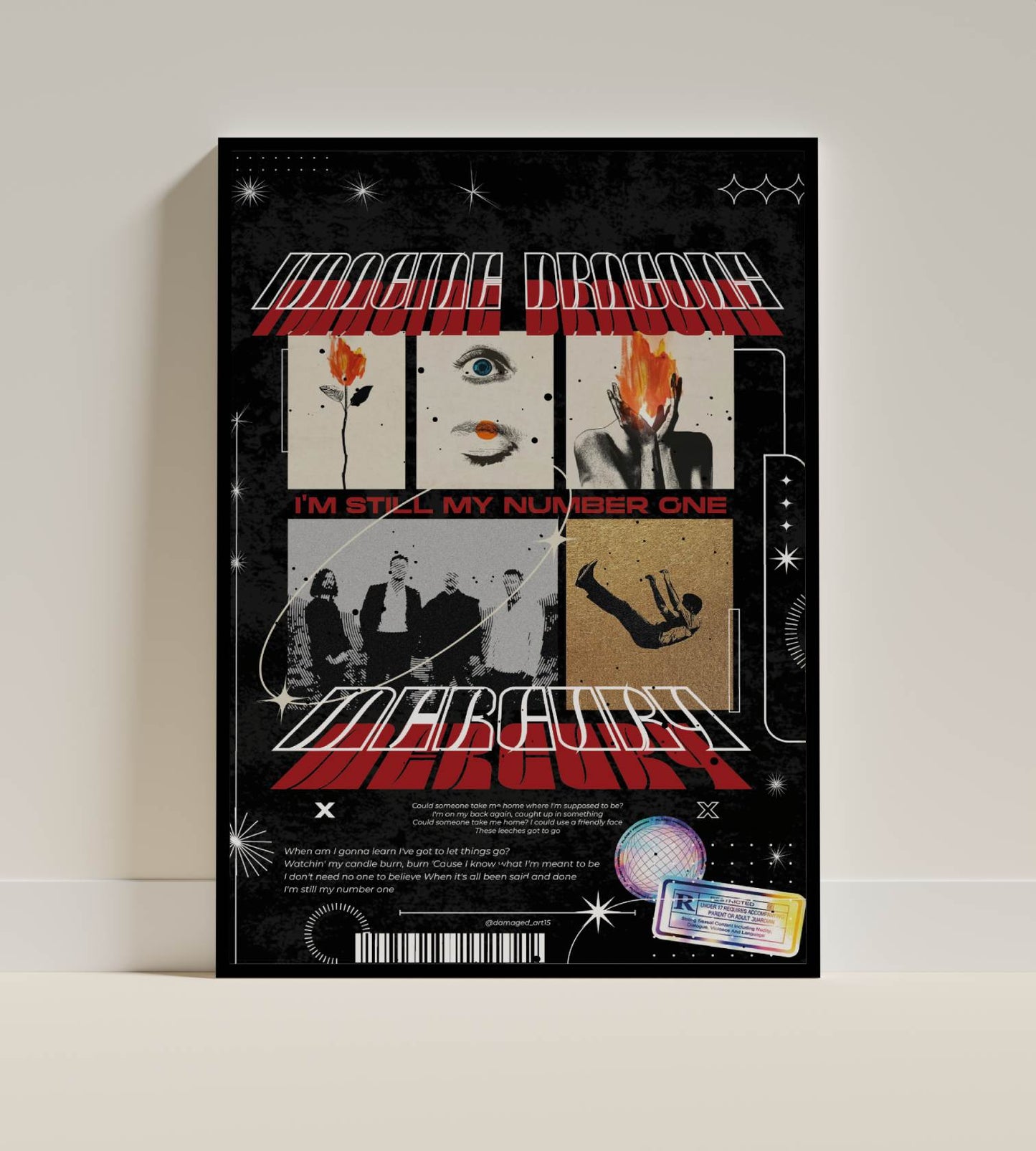 Imagine Dragons “Number One” Art Poster