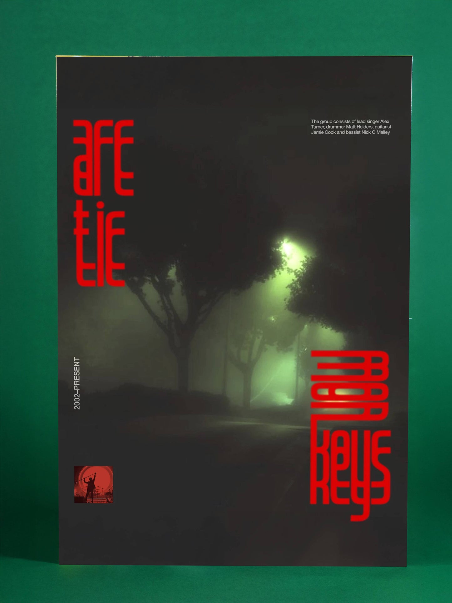 Arctic Monkeys Misty Night Poster