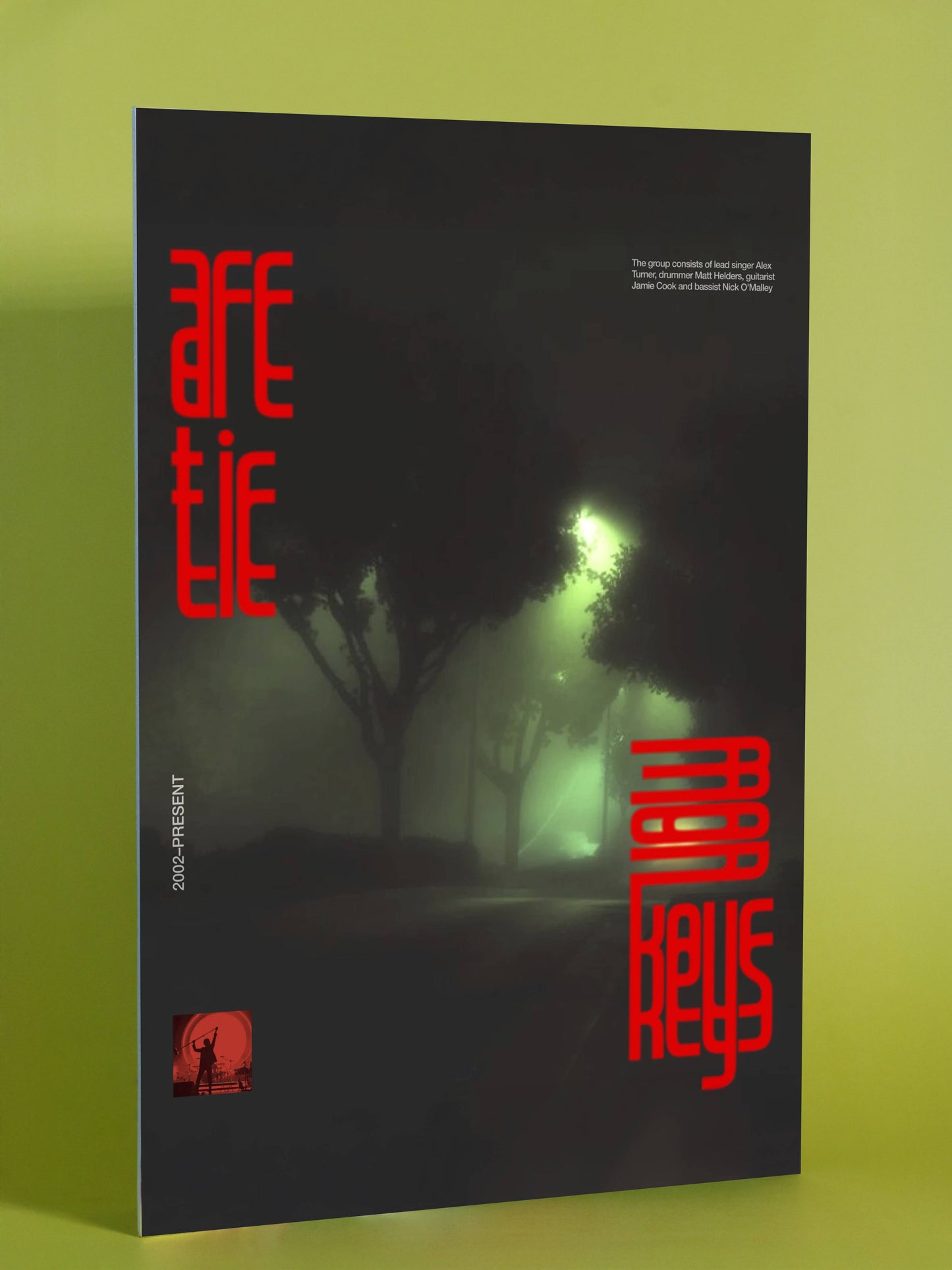 Arctic Monkeys Misty Night Poster