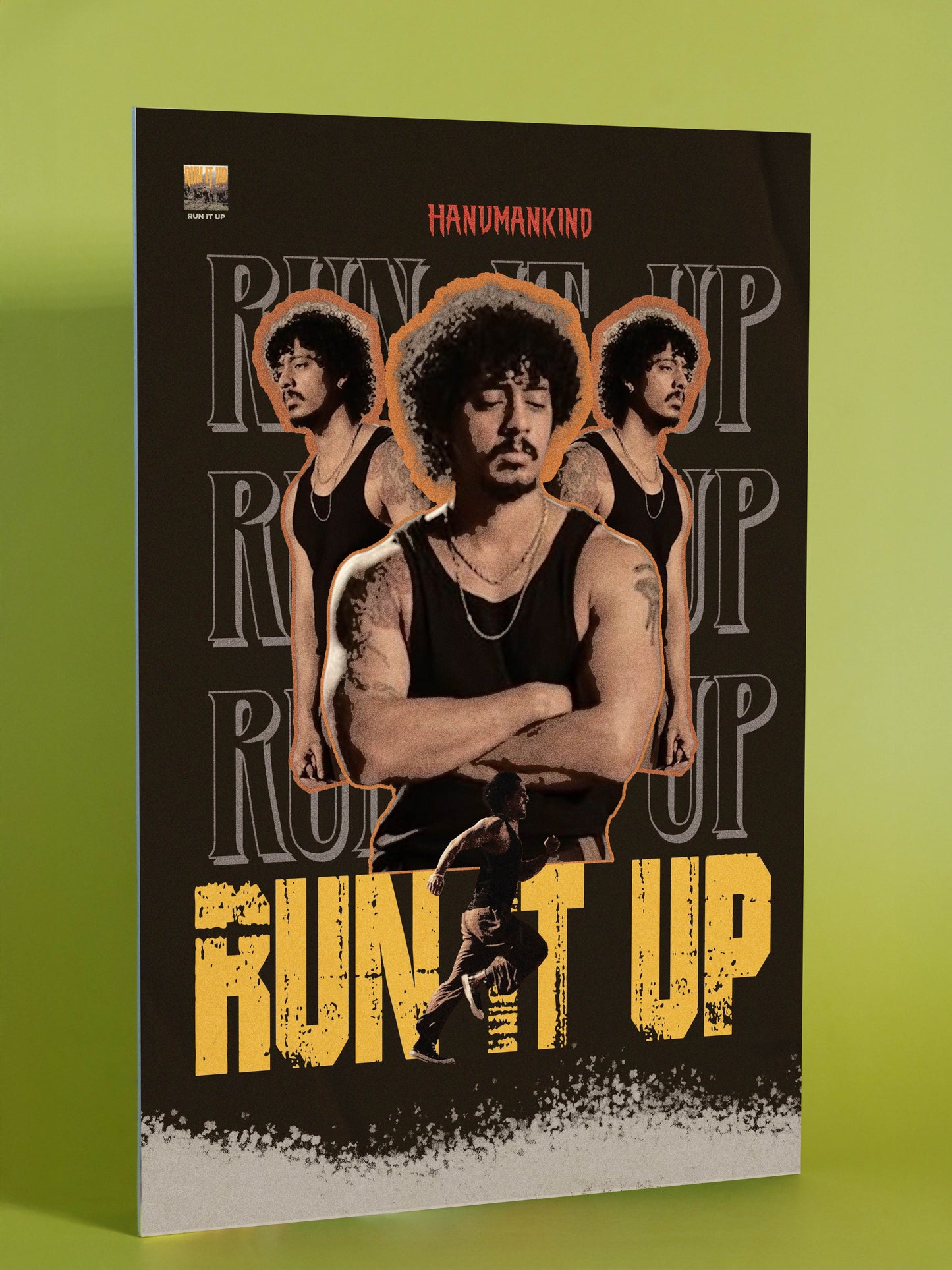 Hanumankind “Run It Up” Music Poster