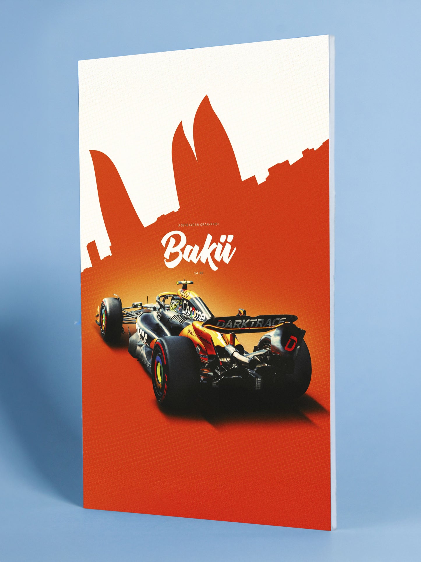 Baku Azerbaijan Grand Prix McLaren F1 Poster