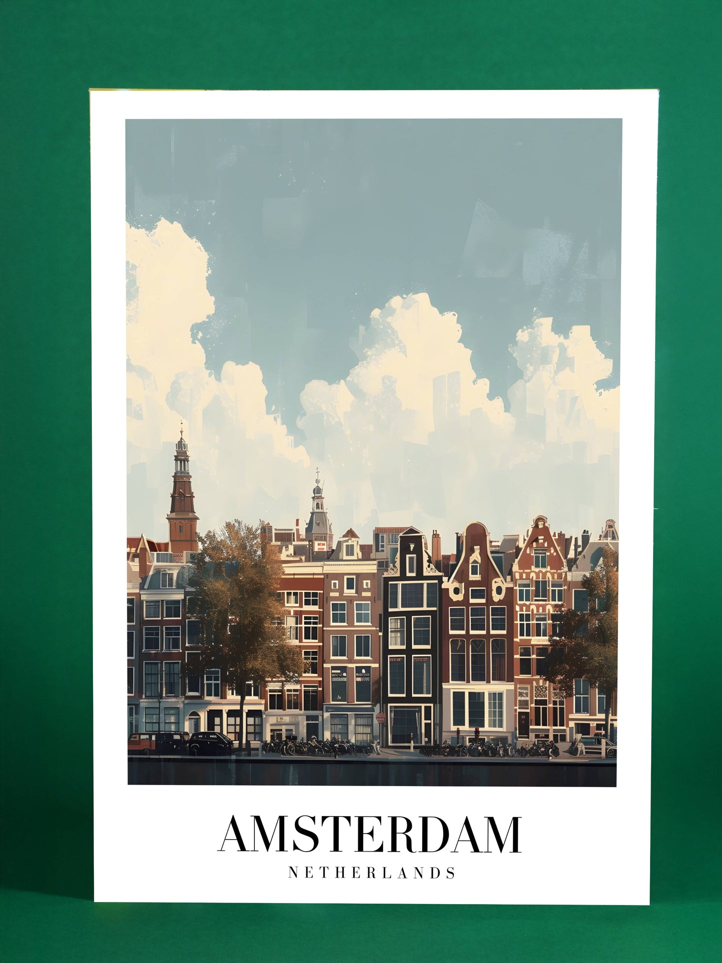 Amsterdam Canal Houses Art Print