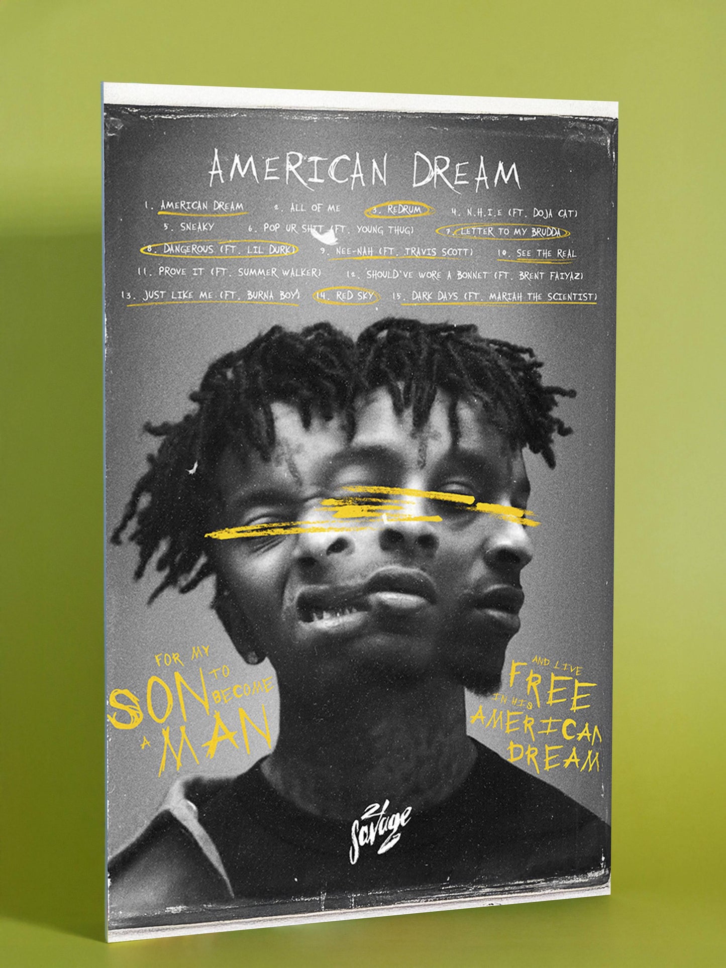 21 Savage – I Am > I Was Poster