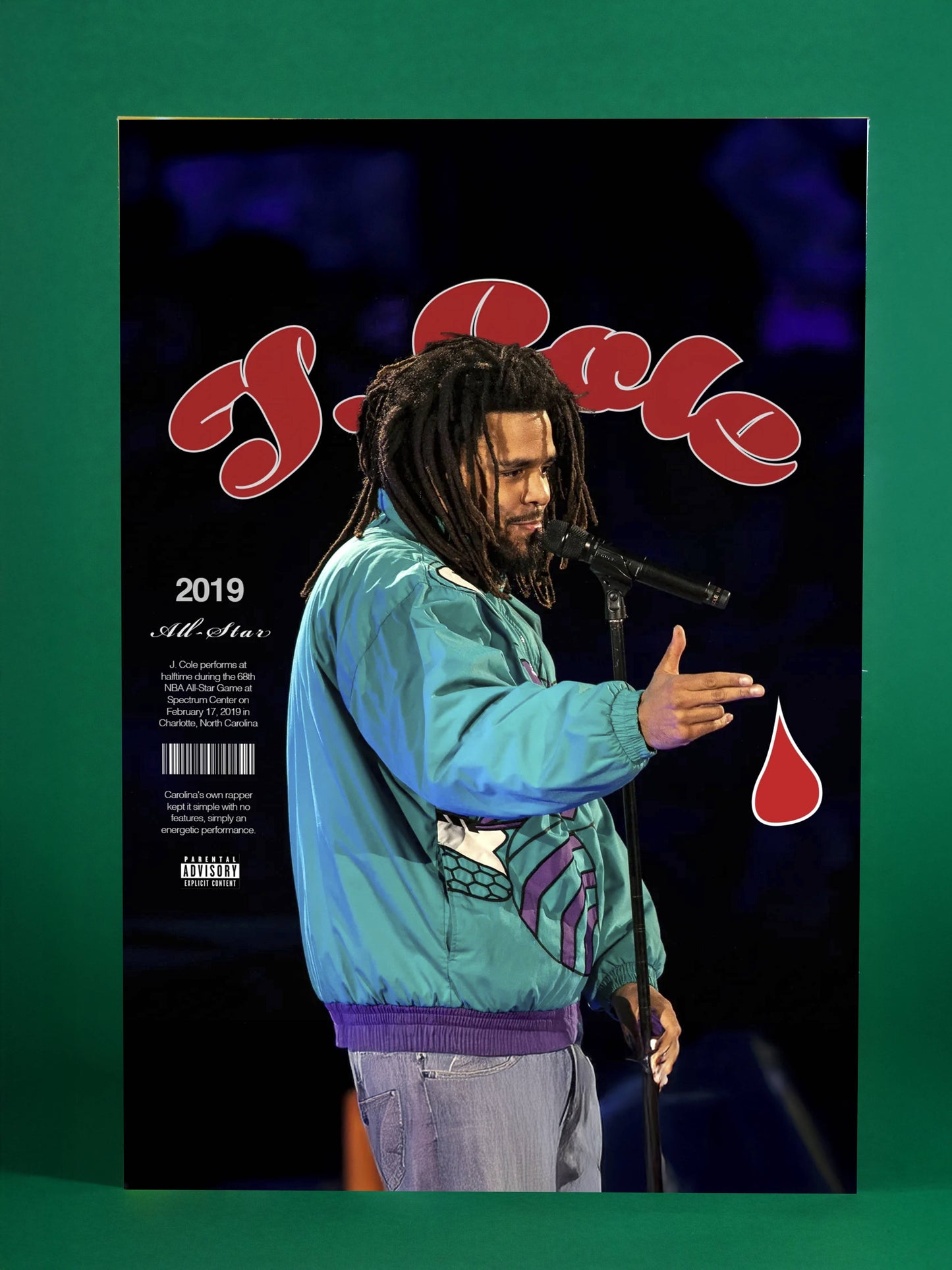 J. Cole Concert Art Print