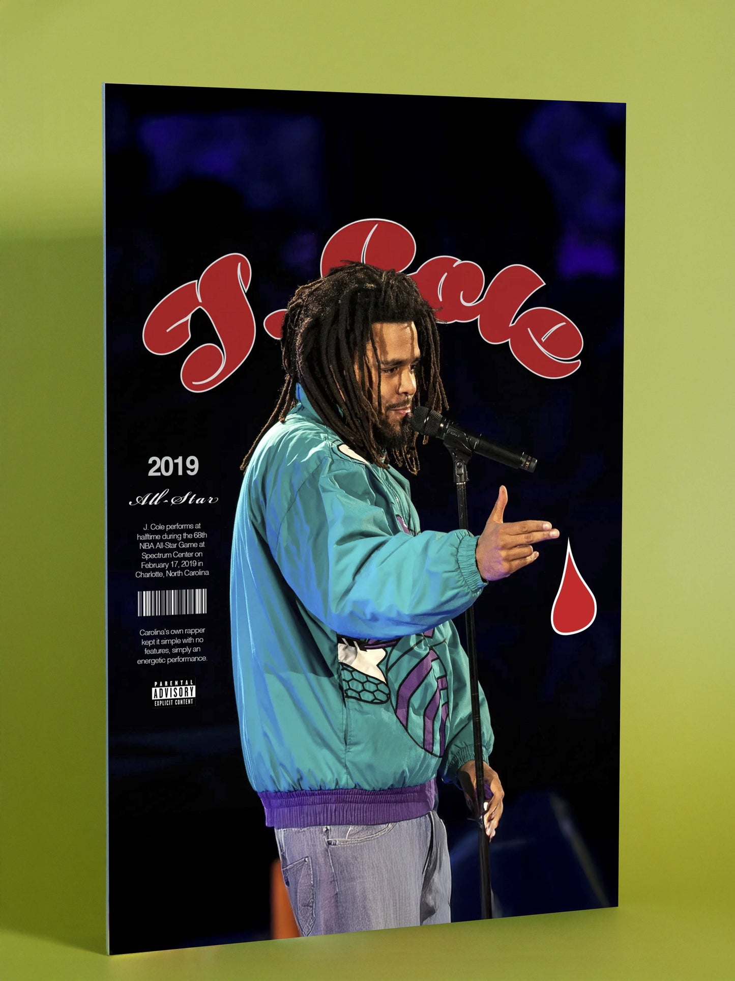 J. Cole Concert Art Print