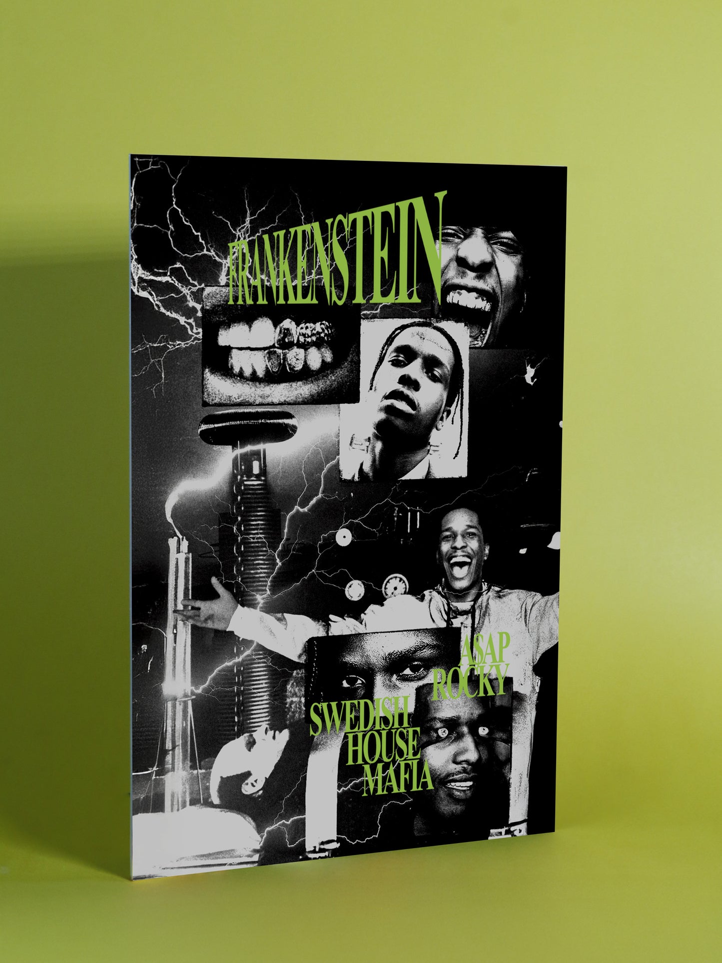 A$AP Rocky x Swedish House Mafia – Frankenstein Poster