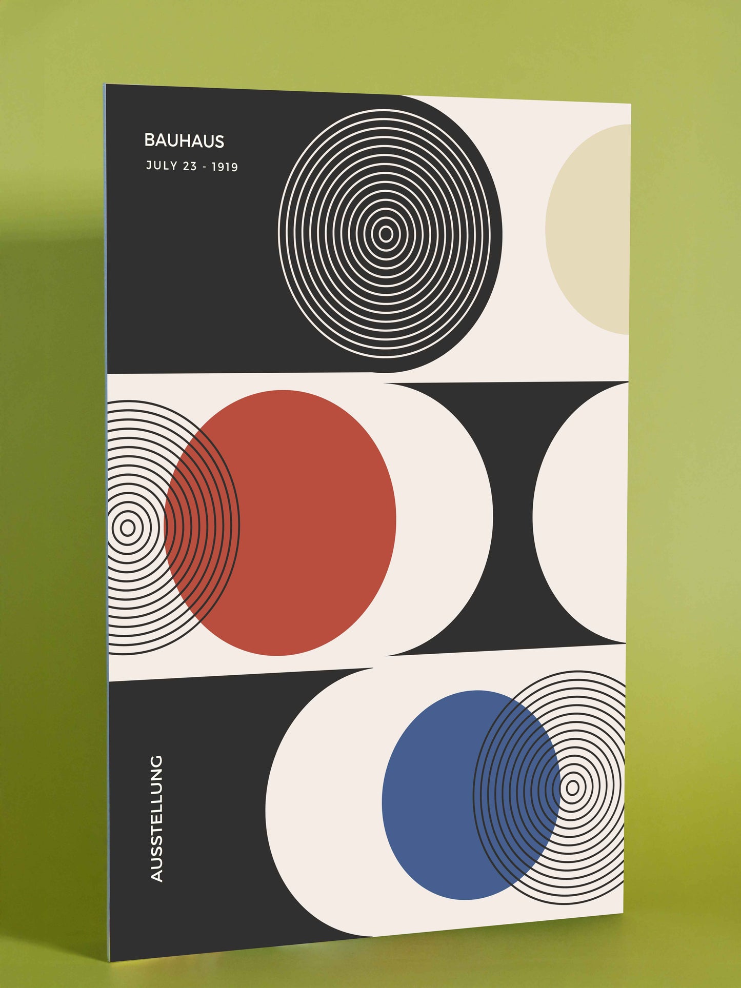 Bauhaus Circles July 1919 Abstract Wall Art
