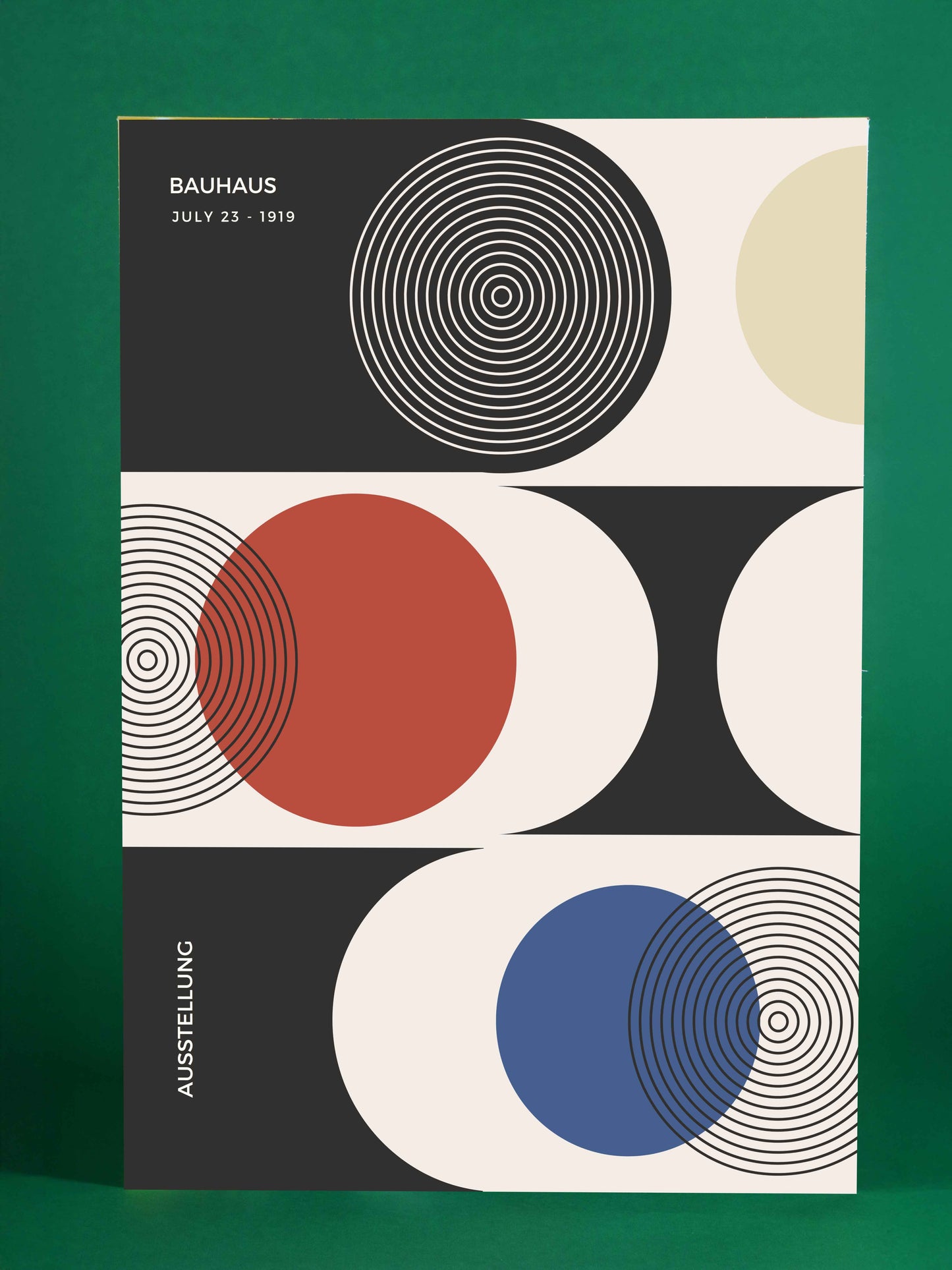 Bauhaus Circles July 1919 Abstract Wall Art