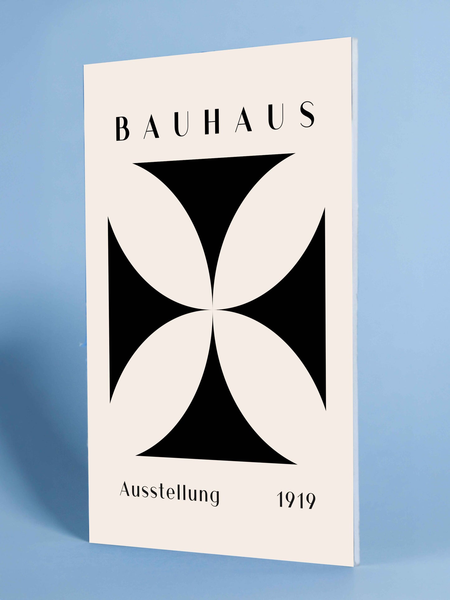 Bauhaus Abstract Black Exhibition Poster – 1919