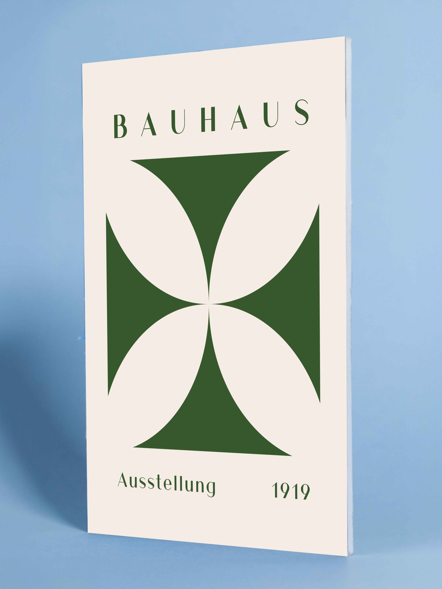 Bauhaus Abstract Green Exhibition Poster – 1919