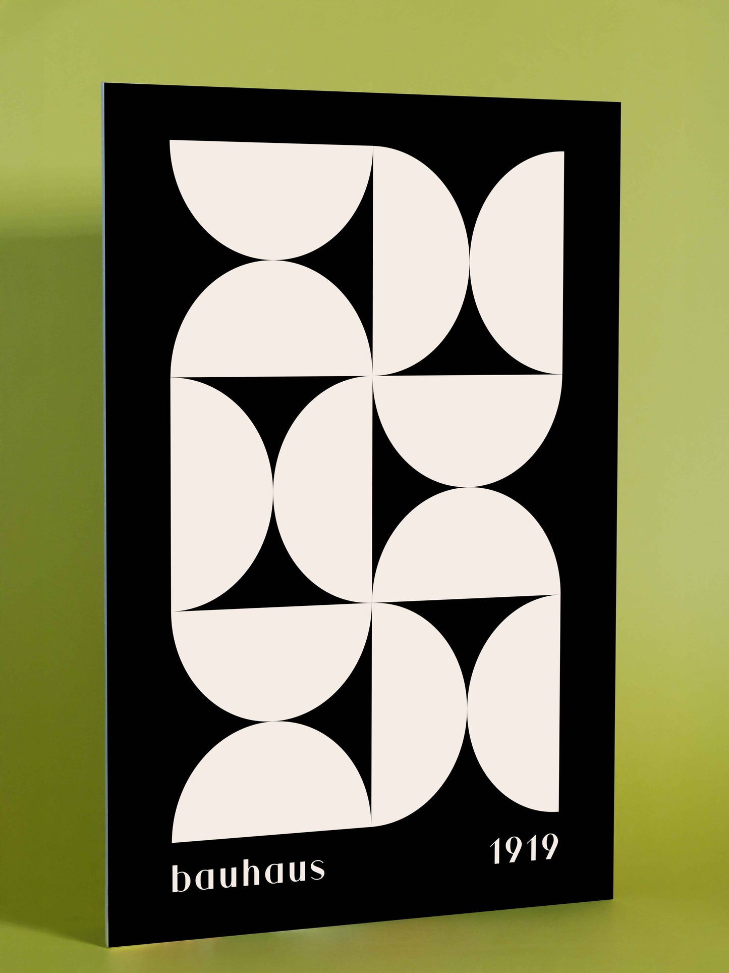 Bauhaus Geometric Artwork (1919) – Abstract Composition