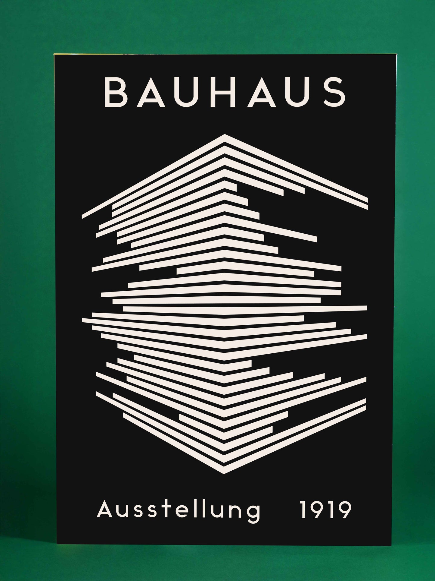 Bauhaus Ausstellung 1919 Geometric Lines Art