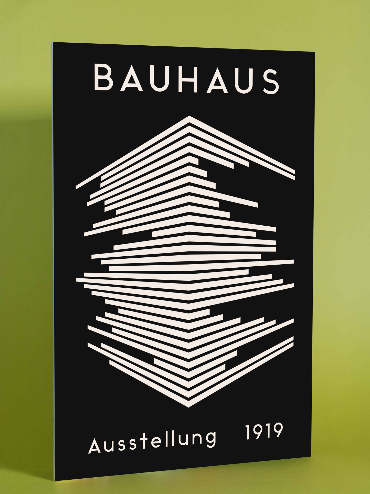 Bauhaus Ausstellung 1919 Geometric Lines Art