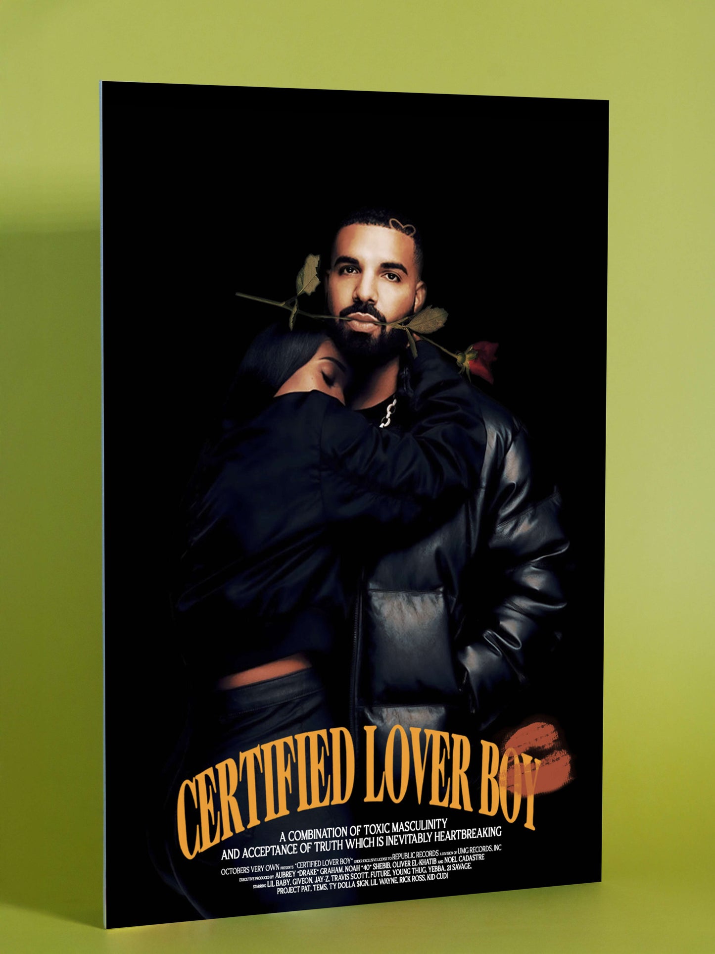Certified Lover Boy Poster – Inspired Modern Hip-Hop Art