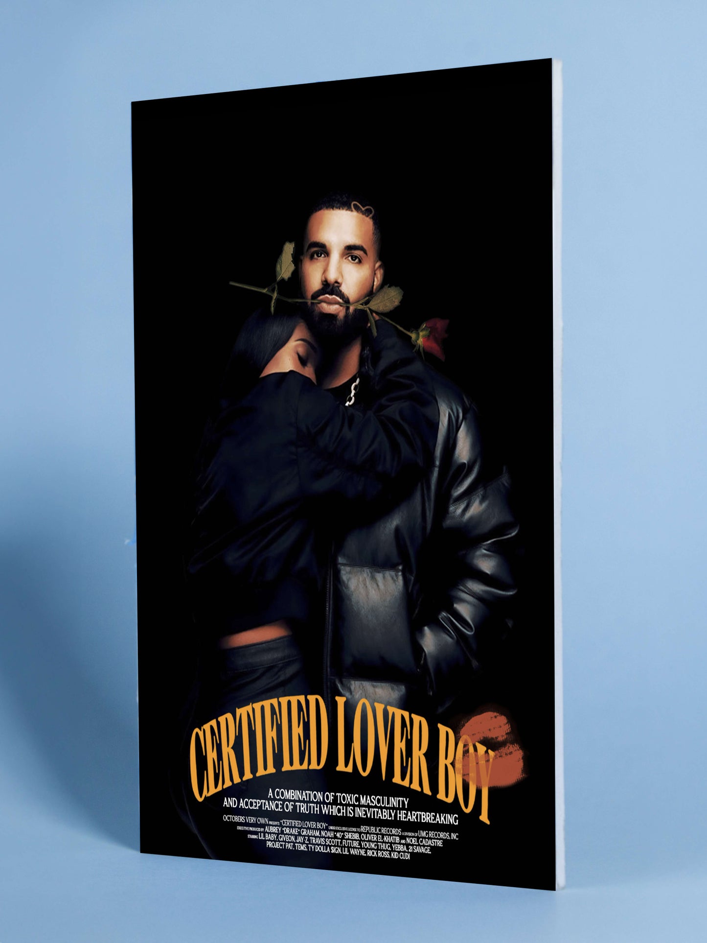 Certified Lover Boy Poster – Inspired Modern Hip-Hop Art