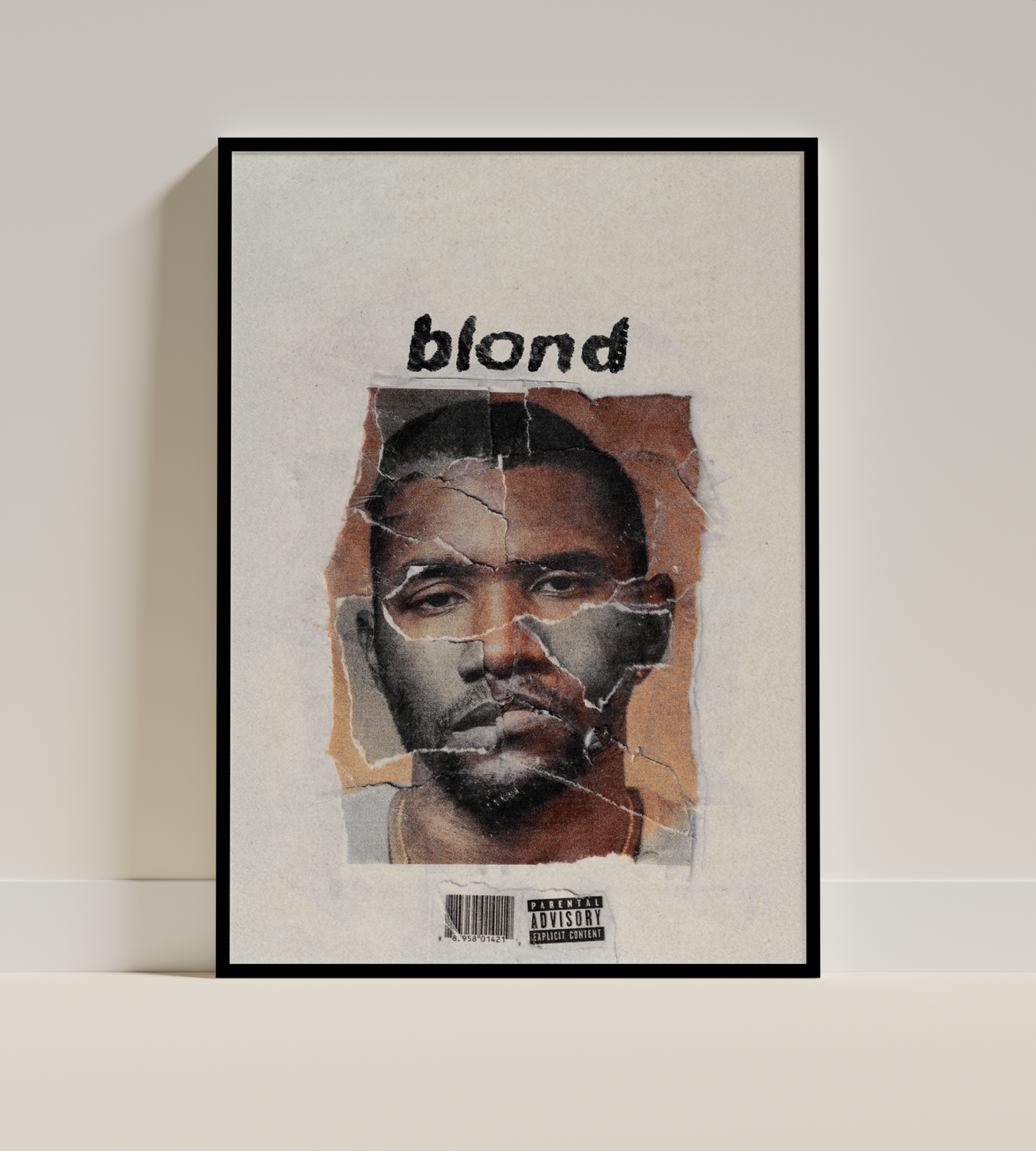 Frank Ocean – Blonde Collage Poster