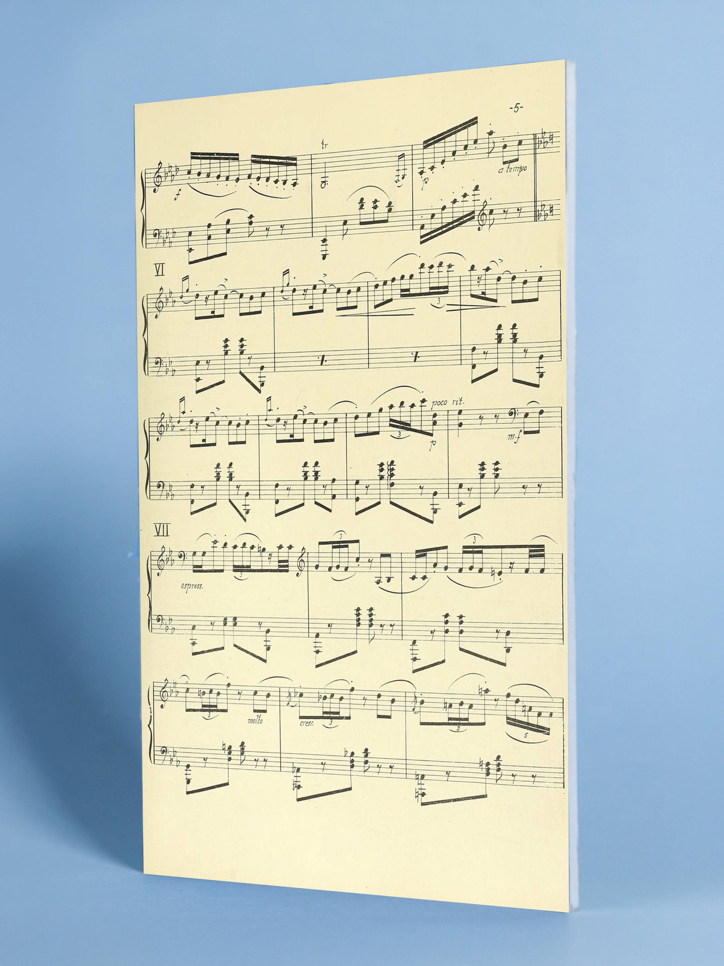 Vintage Classical Sheet Music Art