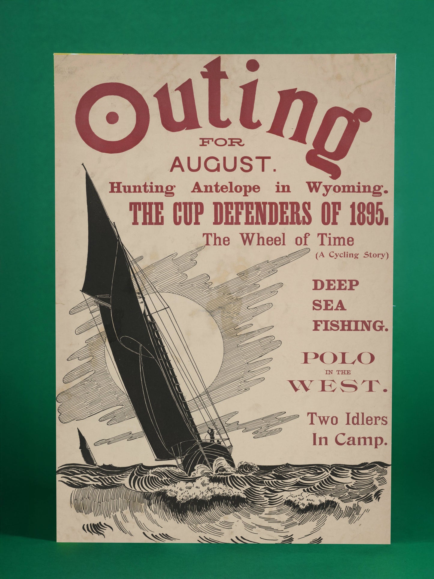 Vintage Outing Magazine Cover