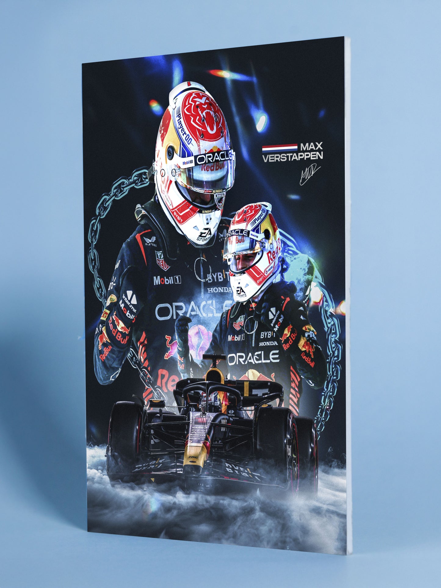 Max Verstappen Red Bull Racing Poster – F1 Champion Artwork